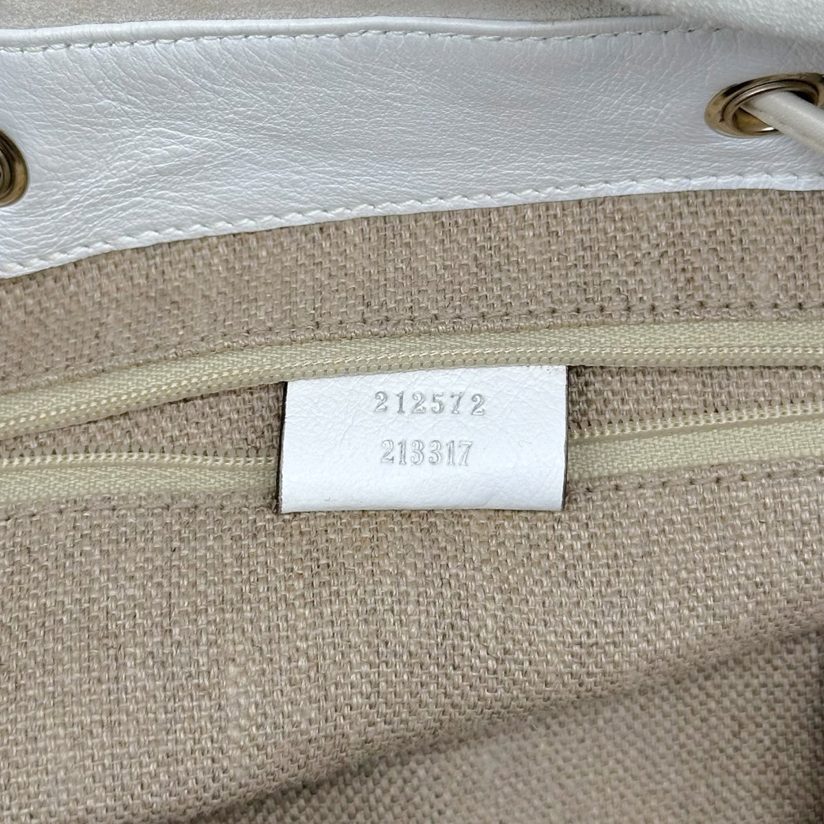 Gucci White Python Tattoo Tribeca Messenger Bag