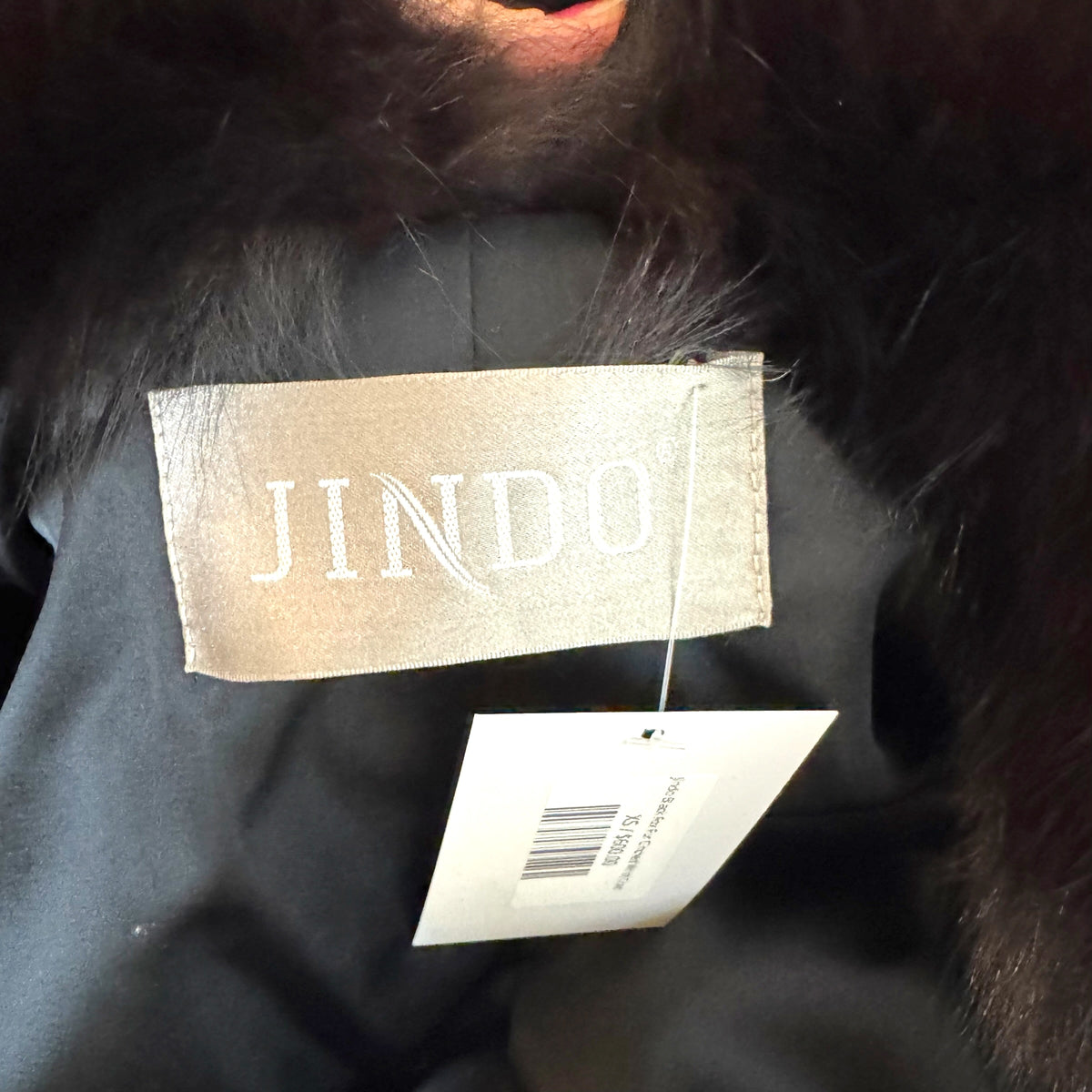 Jindo Black Fox Fur Cinched Wrist Coat