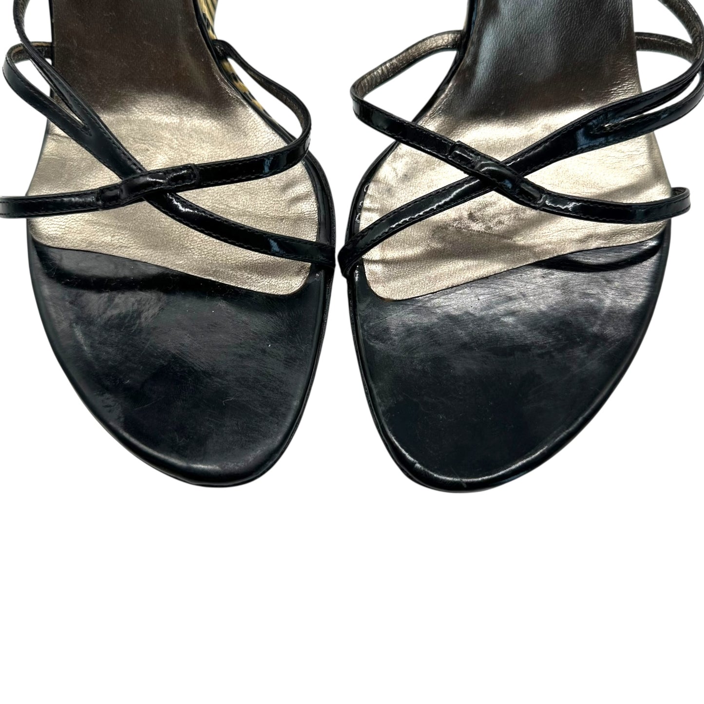 Dolce & Gabbana Striped Heel Wedge Sandals
