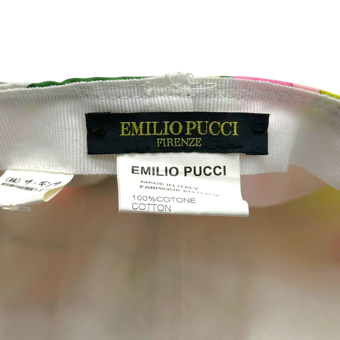 Emilio Pucci Multicolor Printed Newsboy Hat