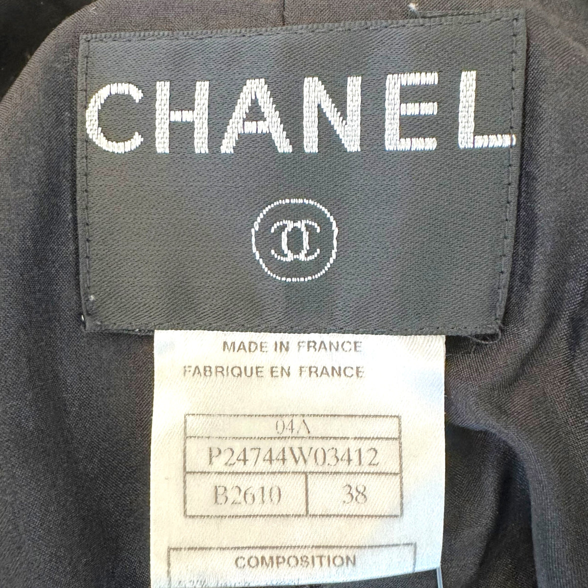Chanel Sleeveless Top Black Pink Metallic Tweed