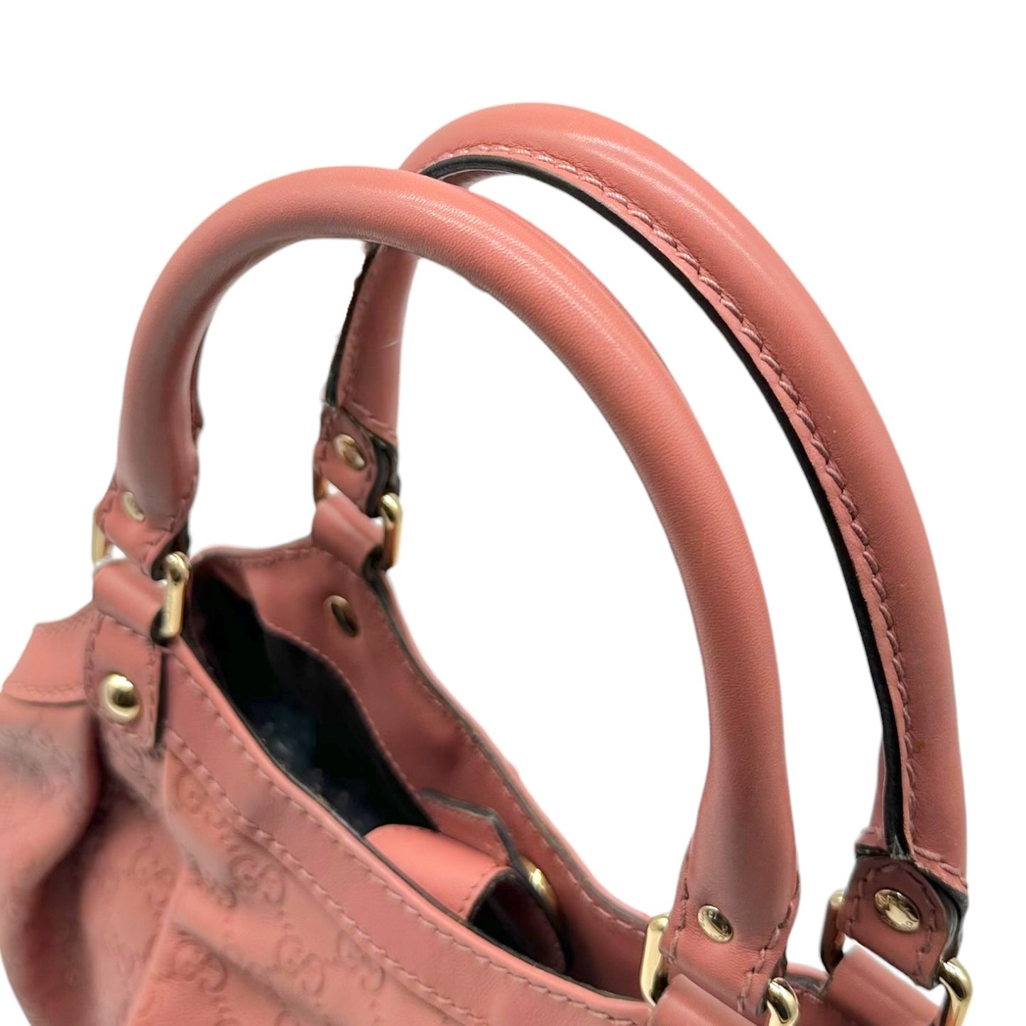 Gucci Small Sukey Shoulder Bag Dusty Rose Pink Leather