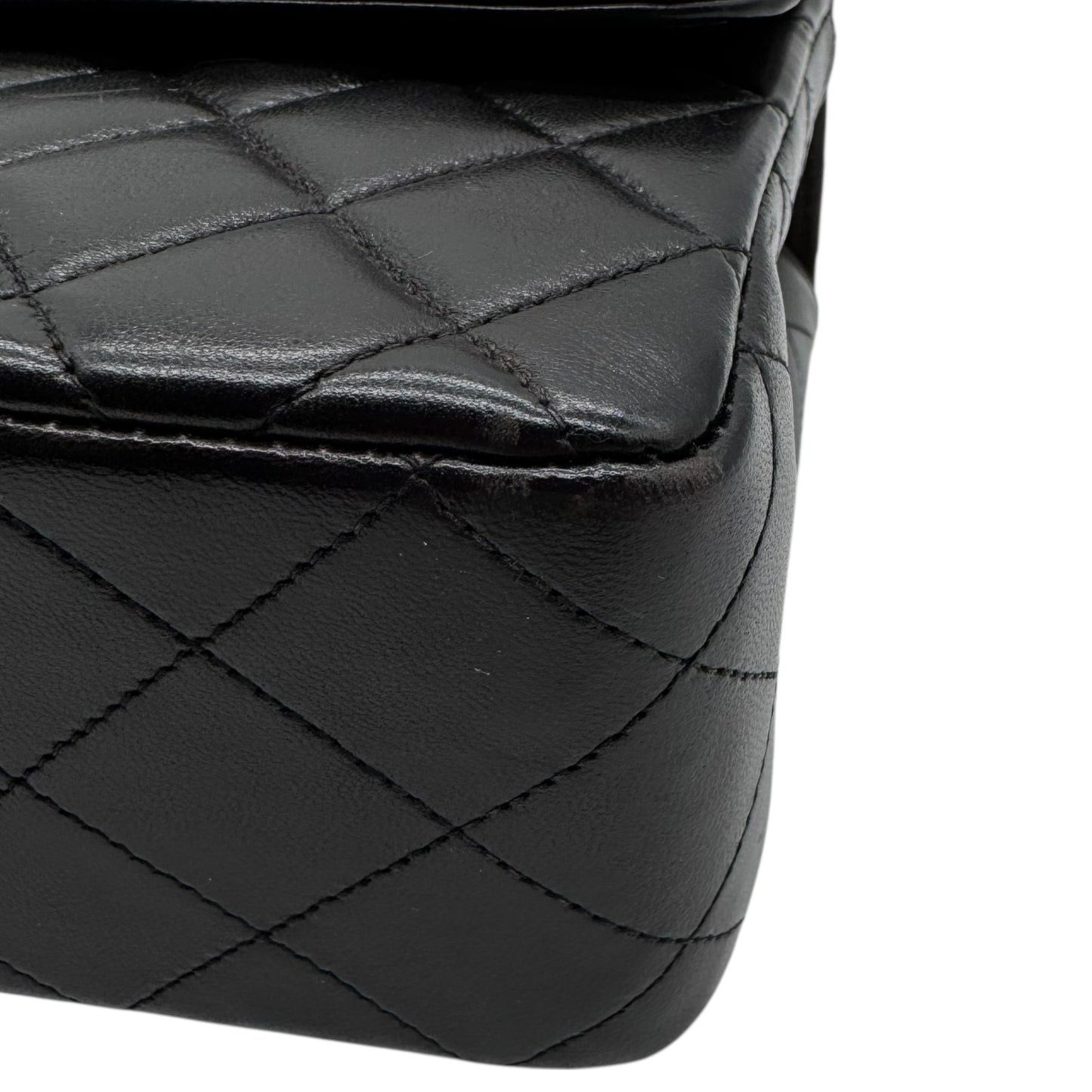 Chanel Black Matelasse Lambskin Kelly Top-Handle Parent Bag 1994-1996 - Outfit Repeater