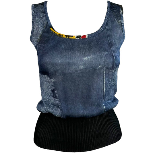 Christian Dior F/W 2001 'Denim' Knit Speedway Tank