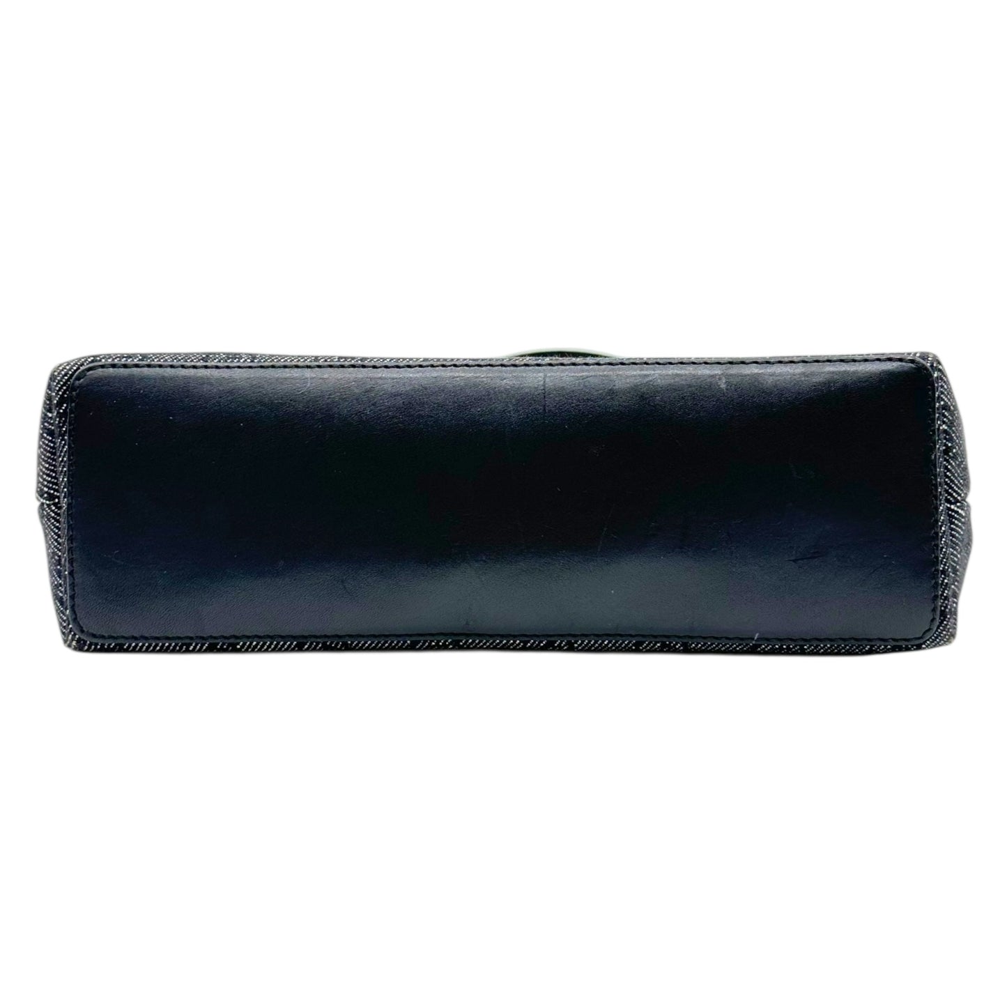 Gucci Gray Denim Monogram East West Mini Tote Bag