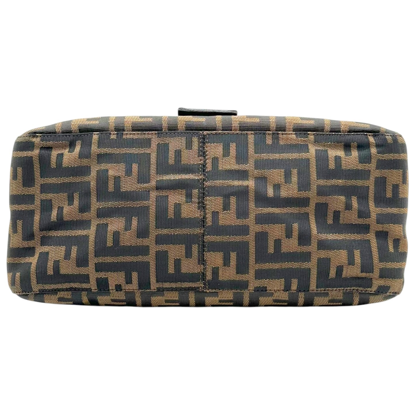 Fendi Brown Zucca Monogram Mama Baguette Bag