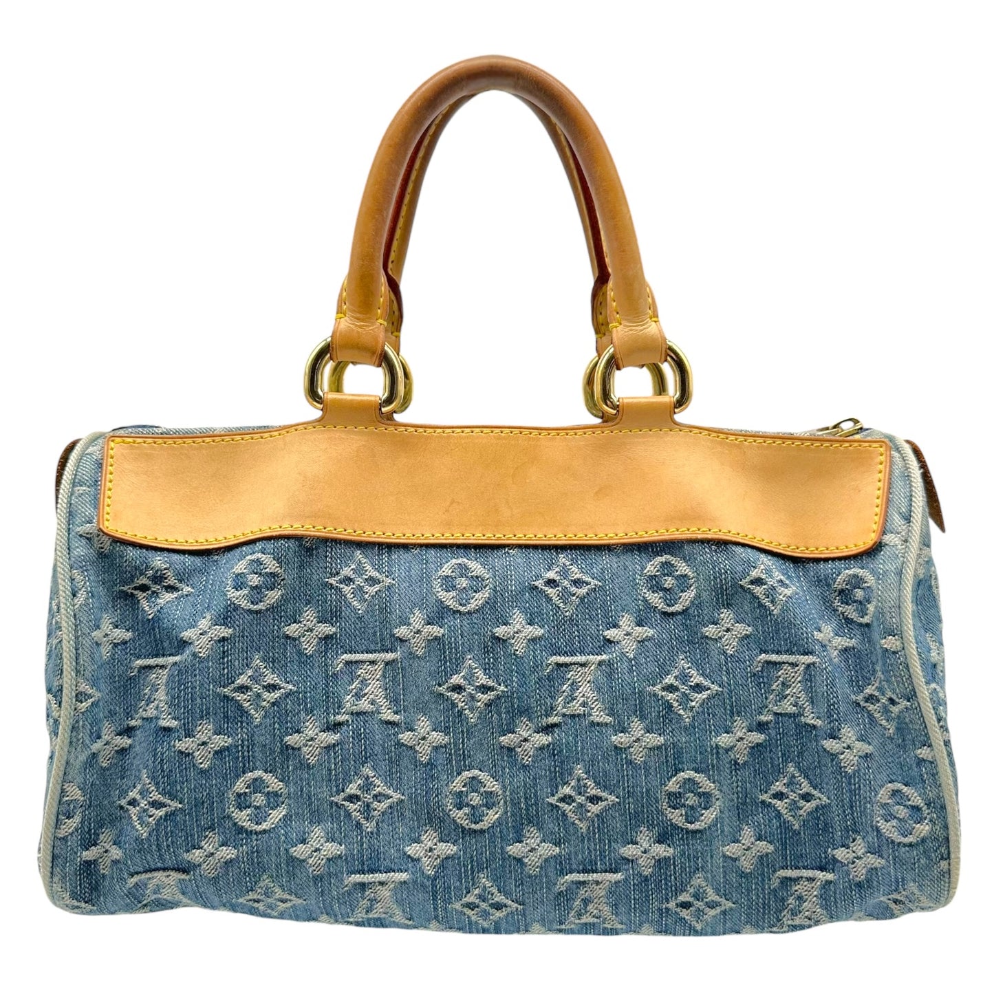 Louis Vuitton Blue Denim Neo Speedy Handbag