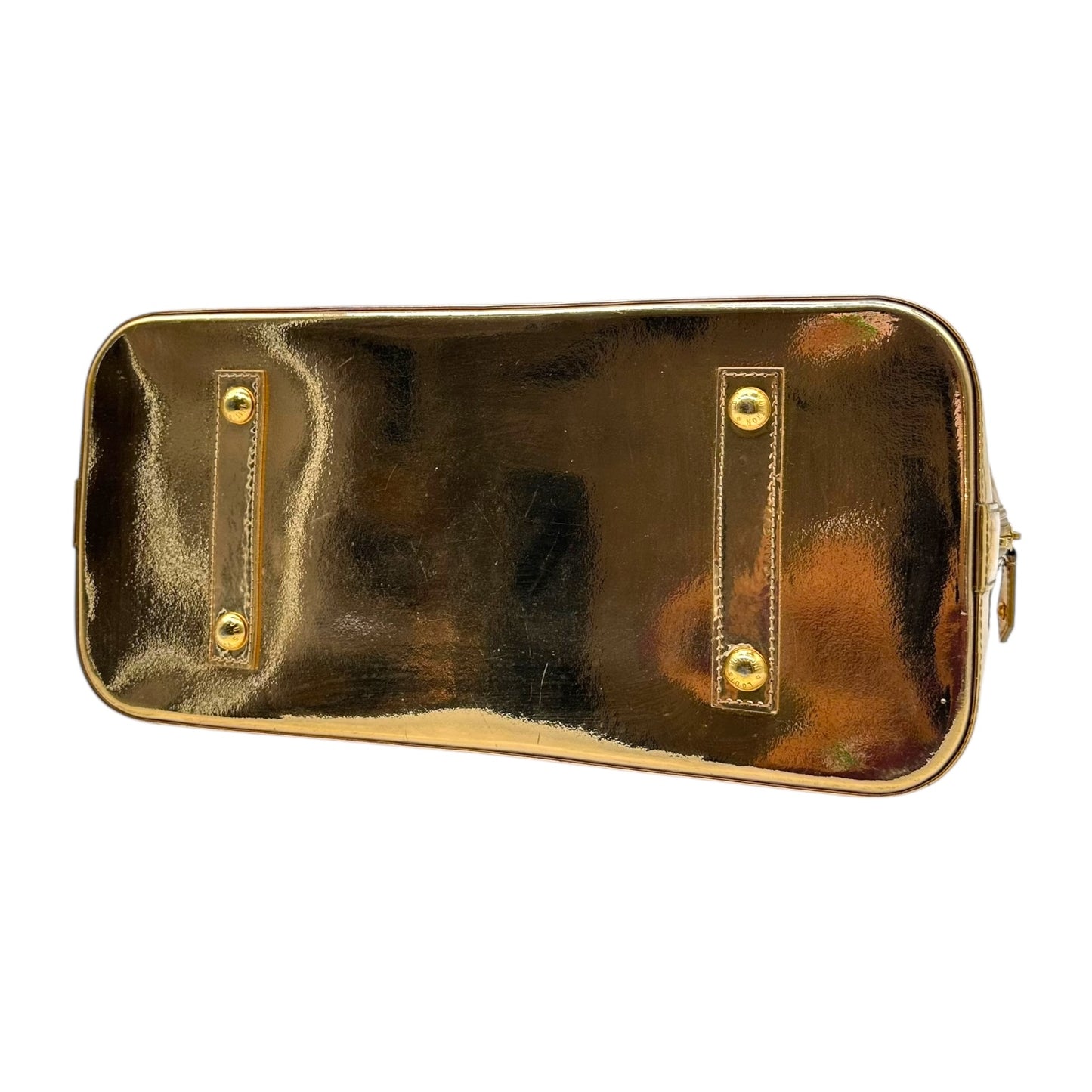 Louis Vuitton Gold Mirror Monogram Alma GM Bag