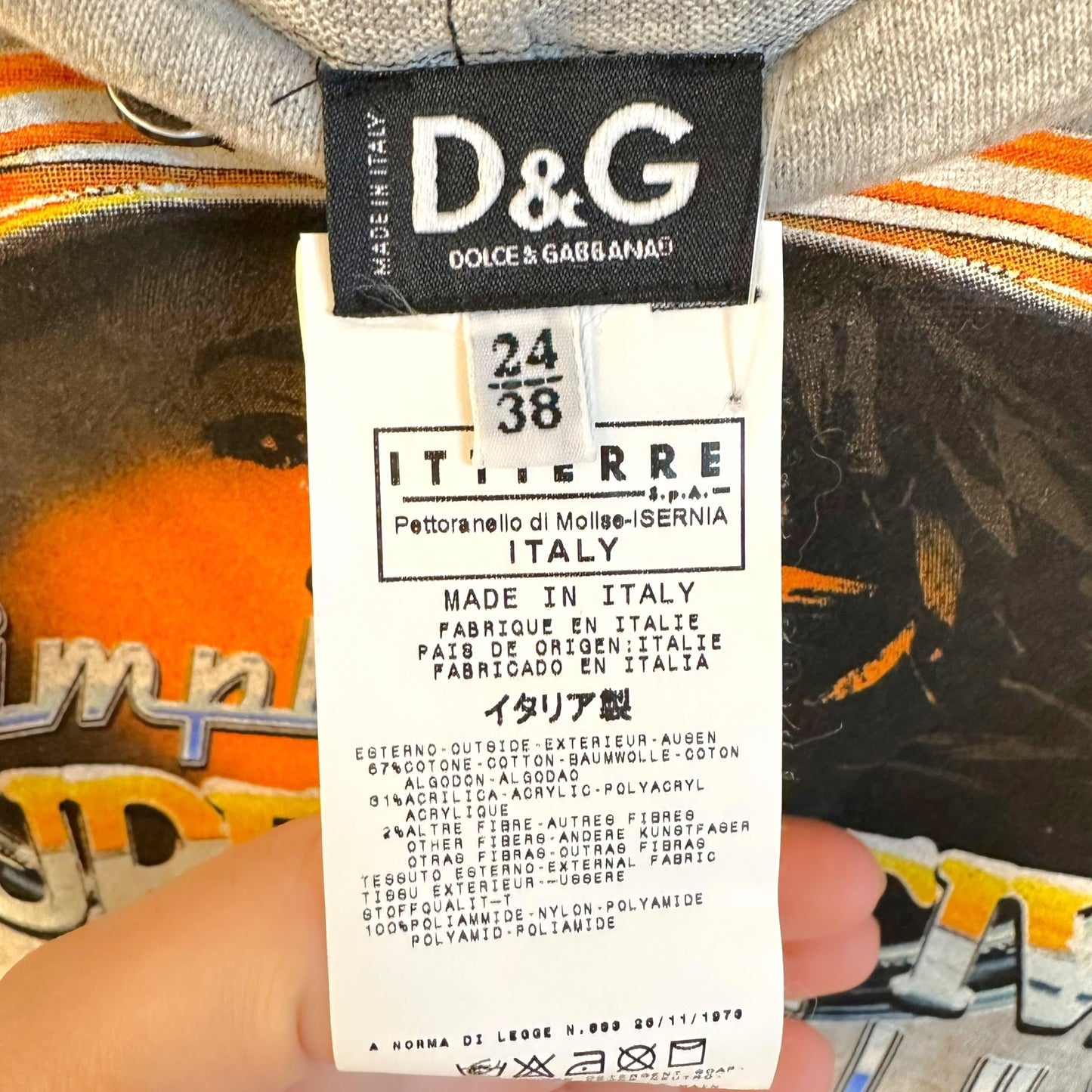 D&G Dolce & Gabbana 'Simply Superlative Deluxe' Patchwork Midi Skirt