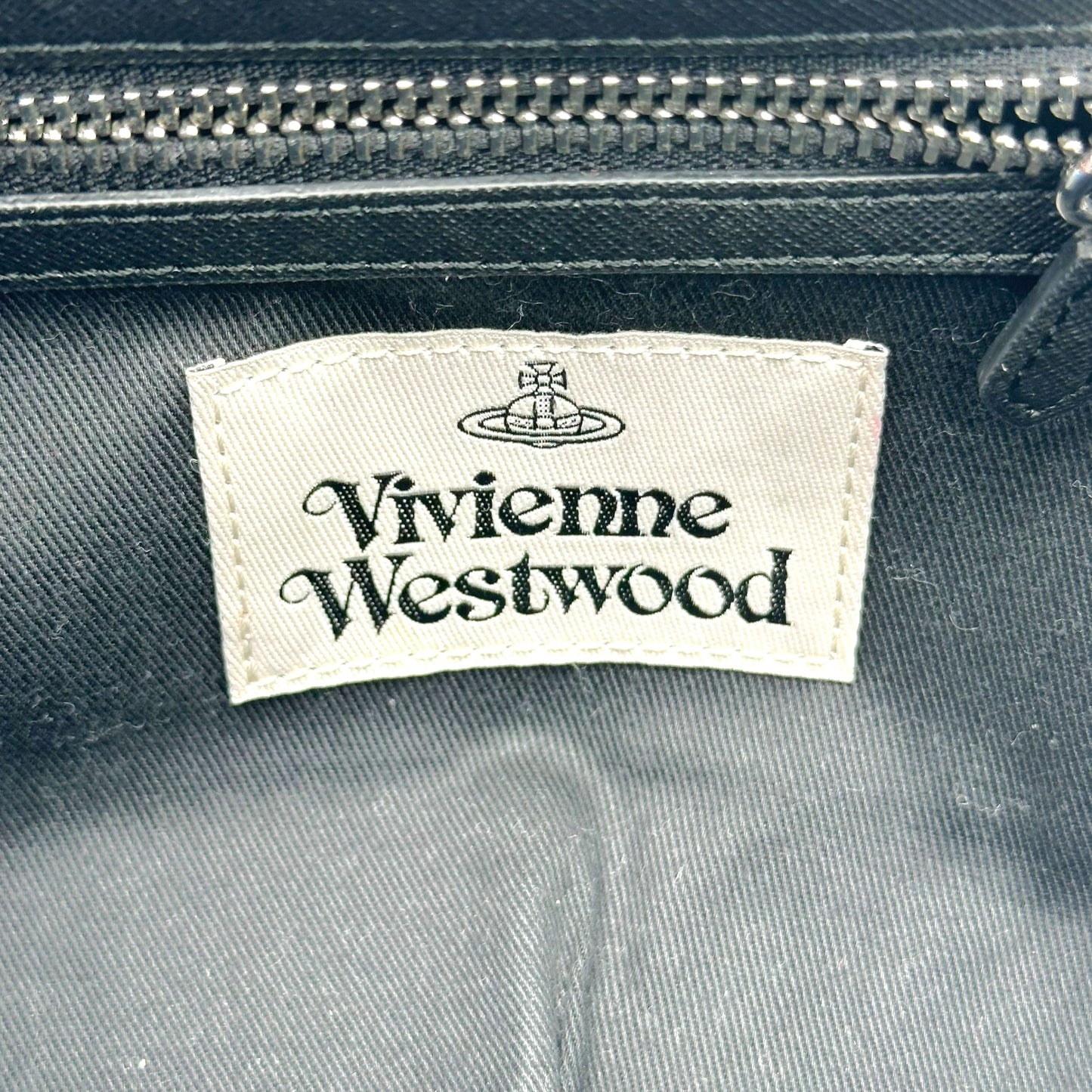 Vivienne Westwood Black Leather Mini Bag with Kisslock Closure