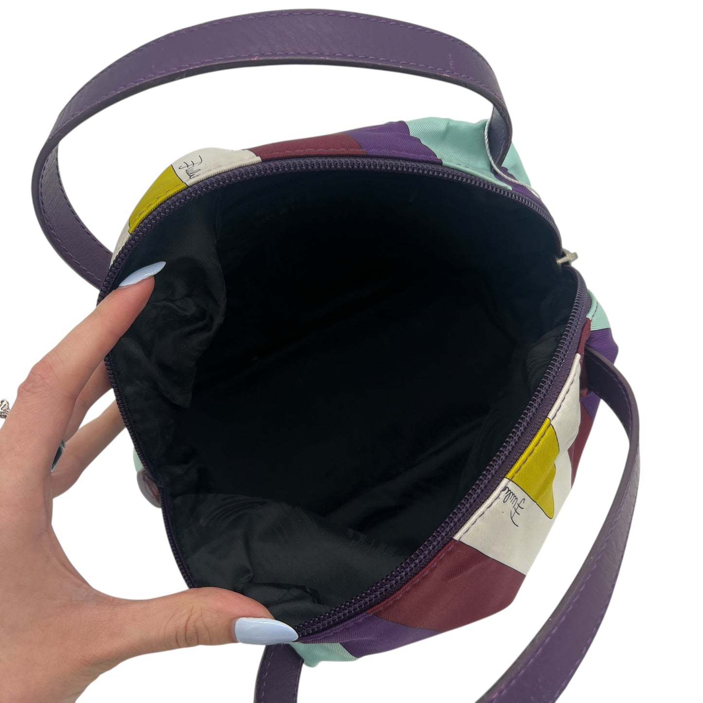 Emilio Pucci A/W 2004 Multicolor Silk Pochette Bag - Outfit Repeater