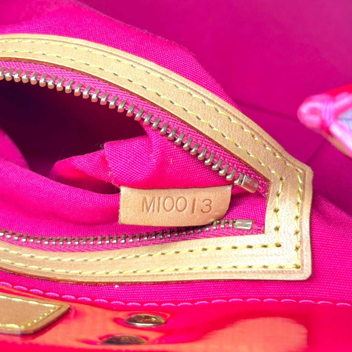 Louis Vuitton Mini Tote Bag Hot Pink Vernis Monogram
