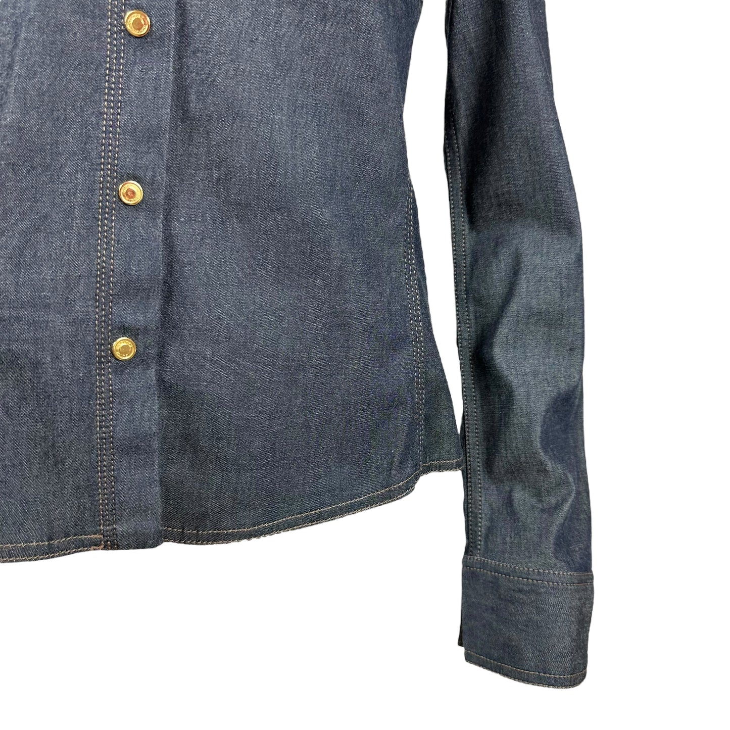 Gucci by Tom Ford F/W 2000 Gold Button Denim Jacket