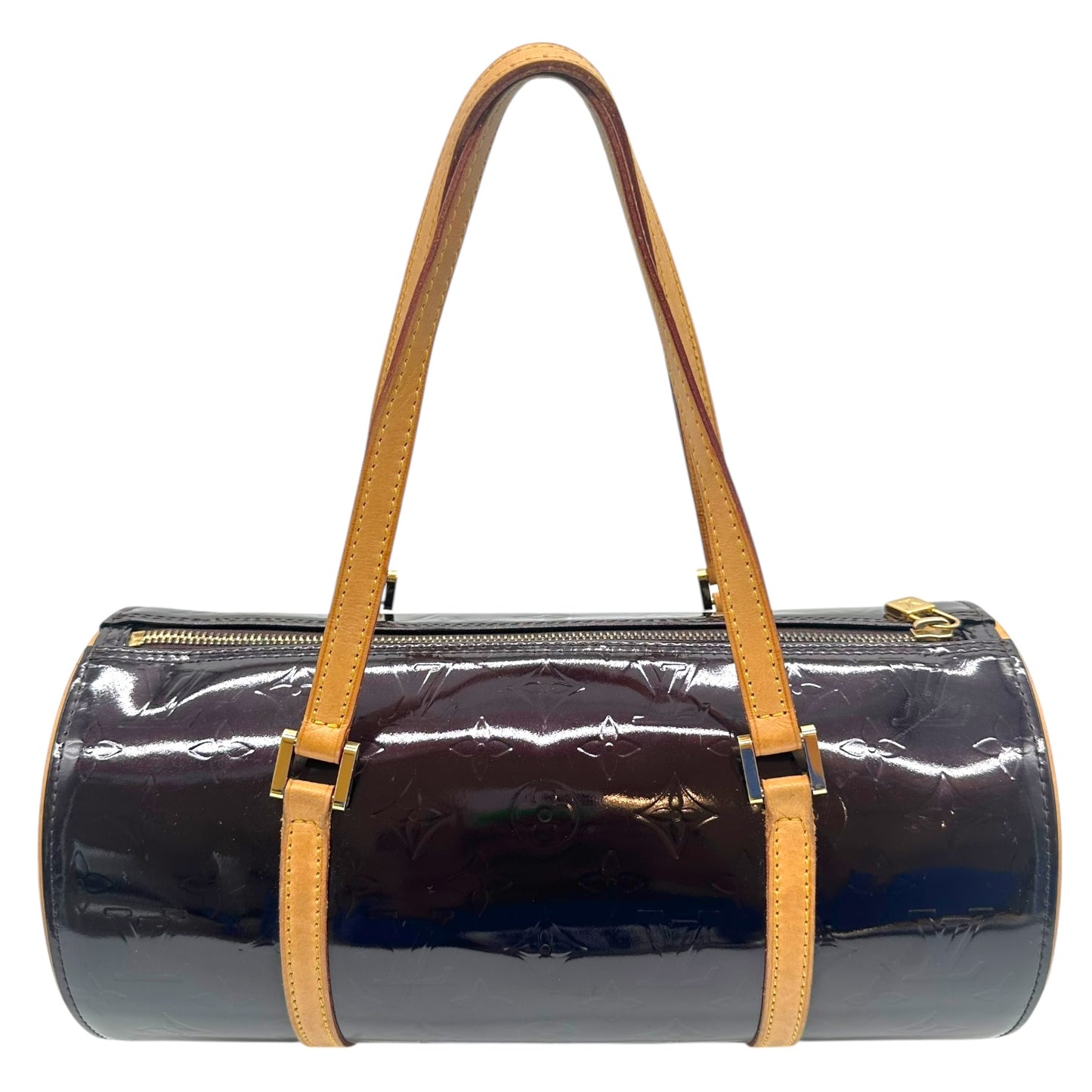 Louis Vuitton Burgundy Vernis Monogram Patent Papillon Bag - Outfit Repeater