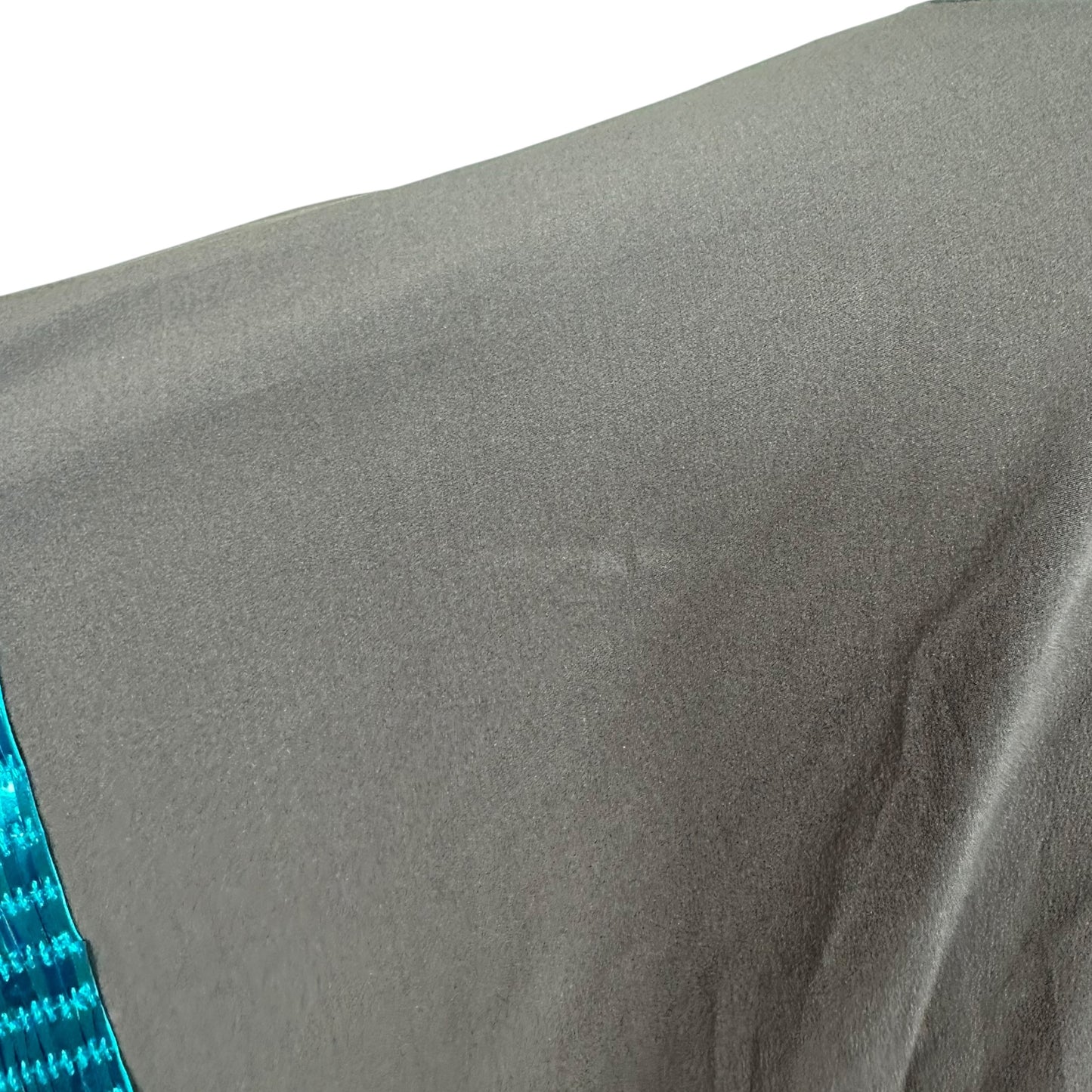 Missoni Brown Silk & Turquoise Sequin Embellished Asymmetrical Batwing Sleeve Mini Dress