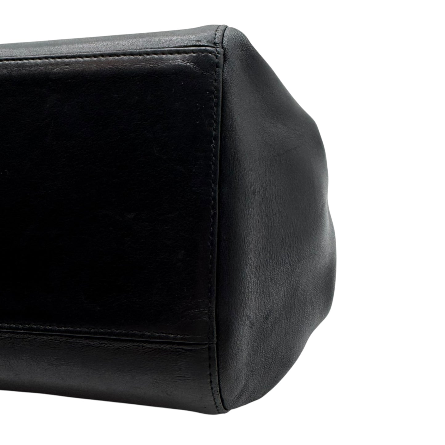 Chanel Black Lambskin Chocolate Bar Accordion Flap Bag 2000-02 - Outfit Repeater