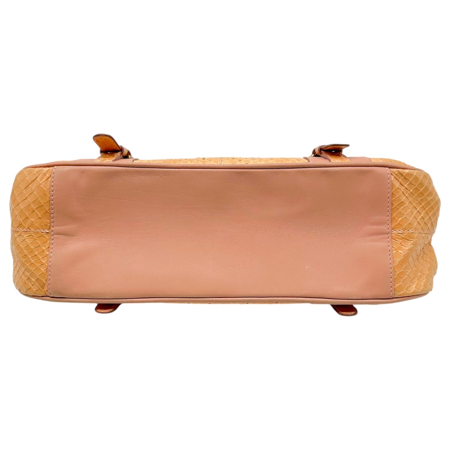 Dolce & Gabbana Light Pink Python East-West Bag