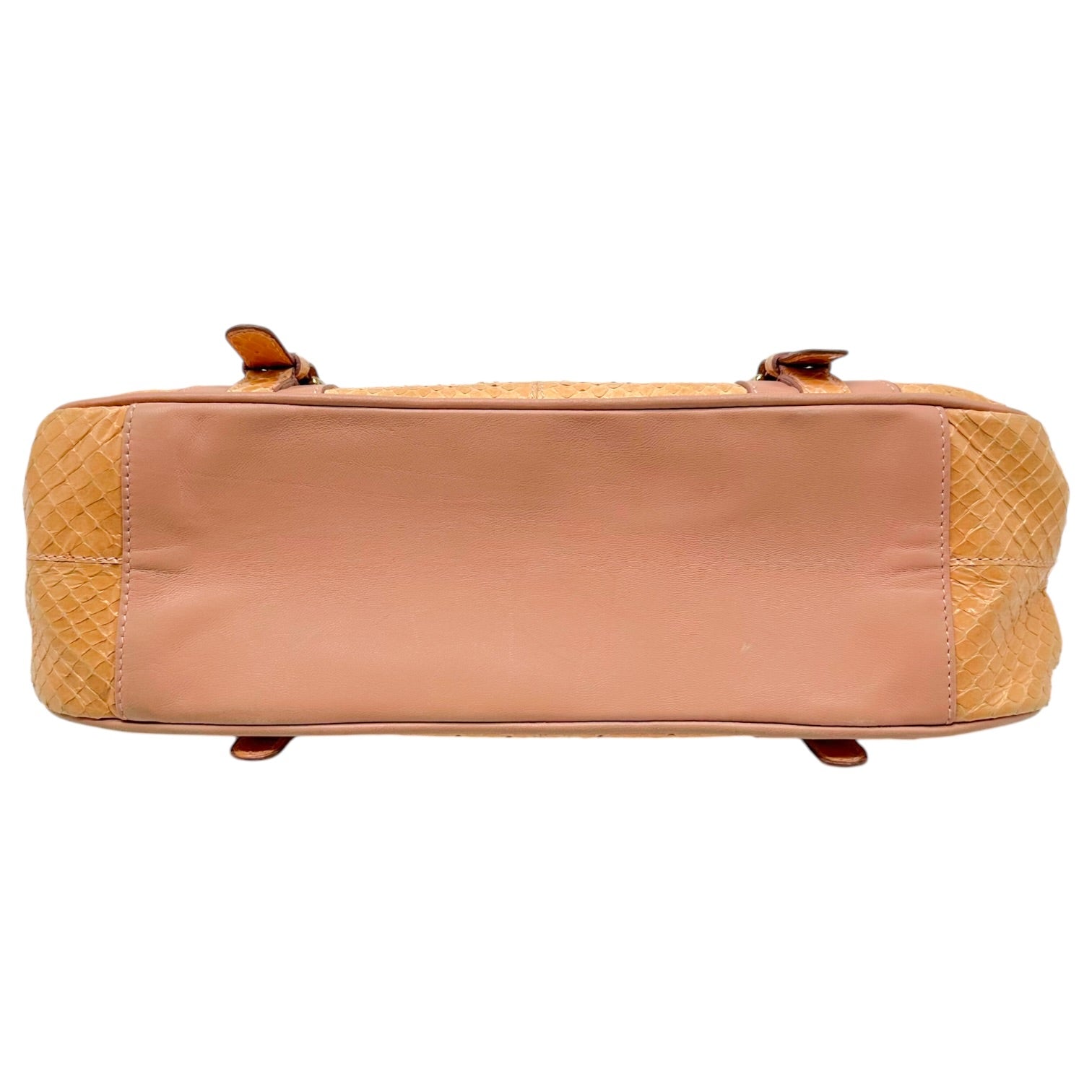 Dolce & Gabbana Light Pink Python East-West Bag
