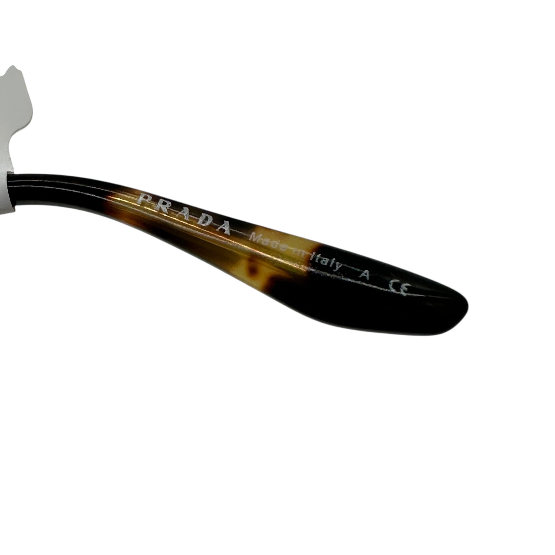 Prada Brown & Gold Studded Shield Sunglasses - Outfit Repeater