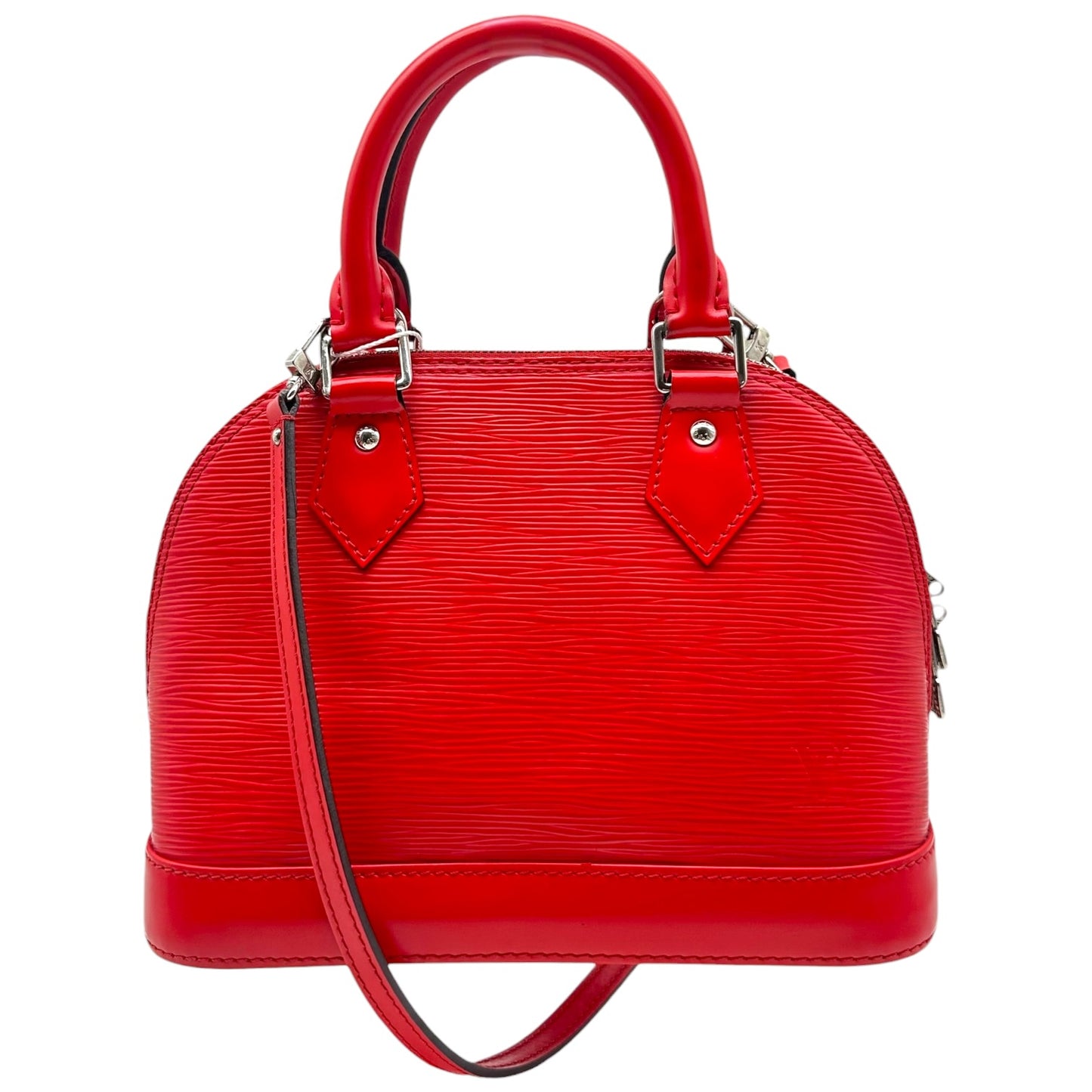 Louis Vuitton Bright Red Epi Alma BB 2-Way Bag