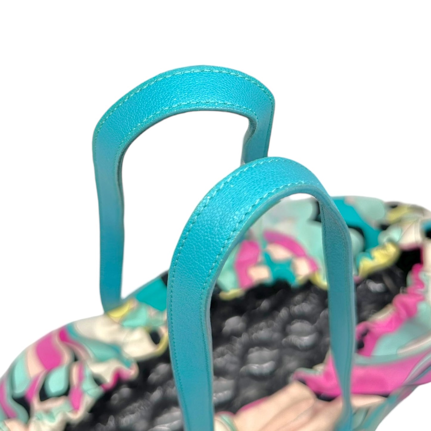 Emilio Pucci Multicolor Printed Drawstring Tote Bag