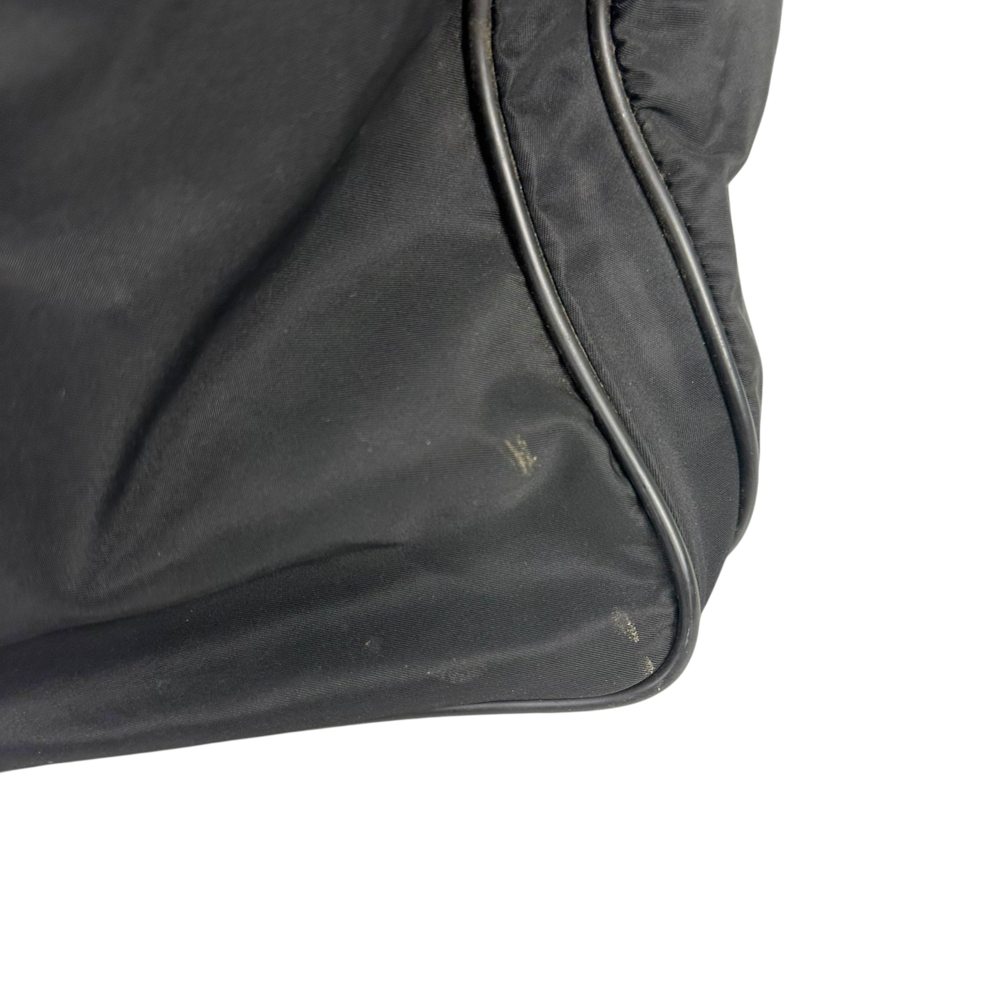 Prada Black Nylon Weekender 2-Way Duffle Bag - Outfit Repeater