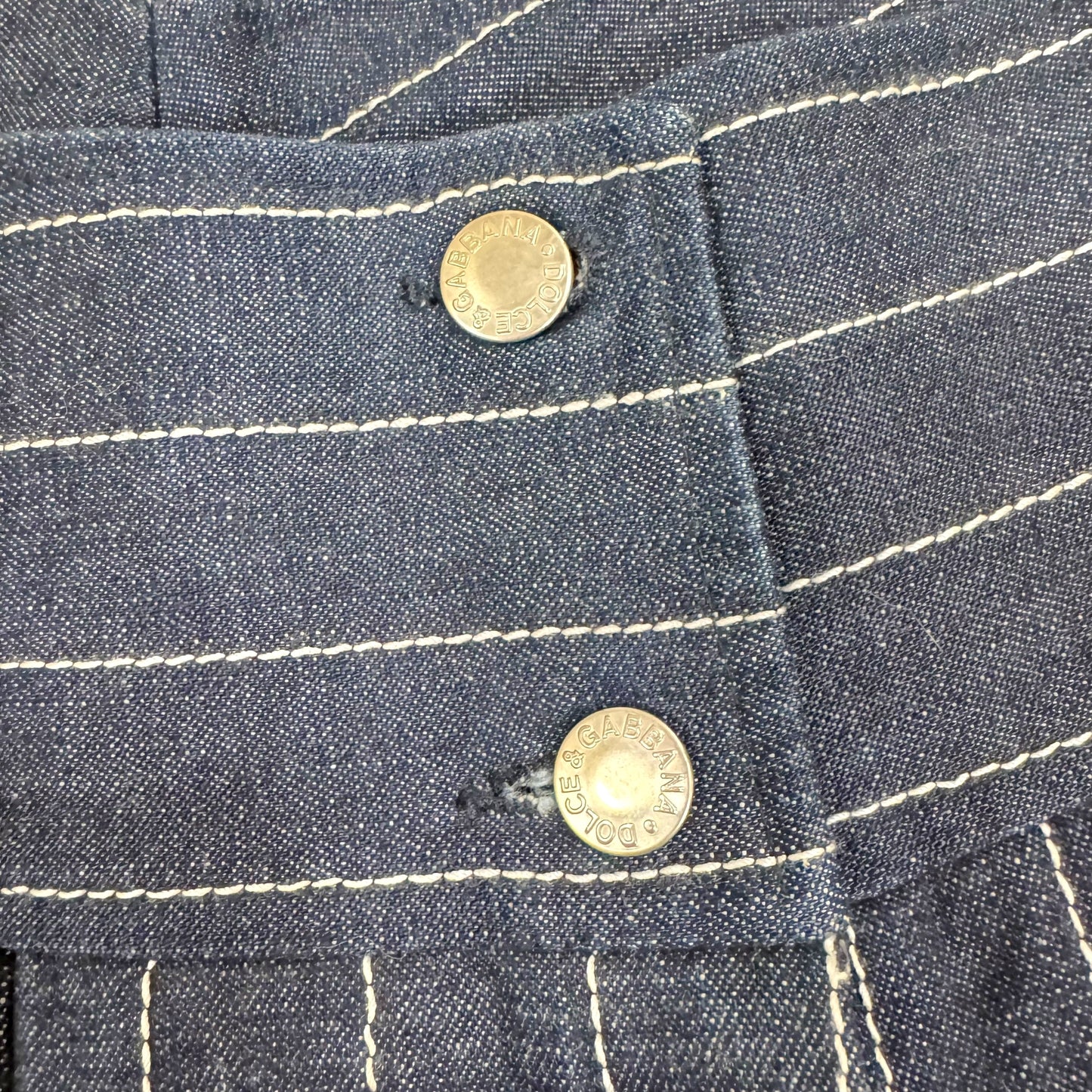 Dolce & Gabbana Ultra Wide Leg Pinstriped Jeans - Outfit Repeater