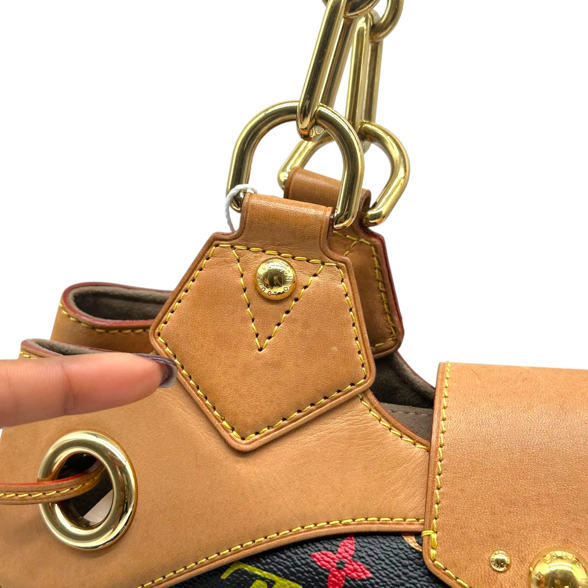 Louis Vuitton Black Multicolor Murakami Tote Bag