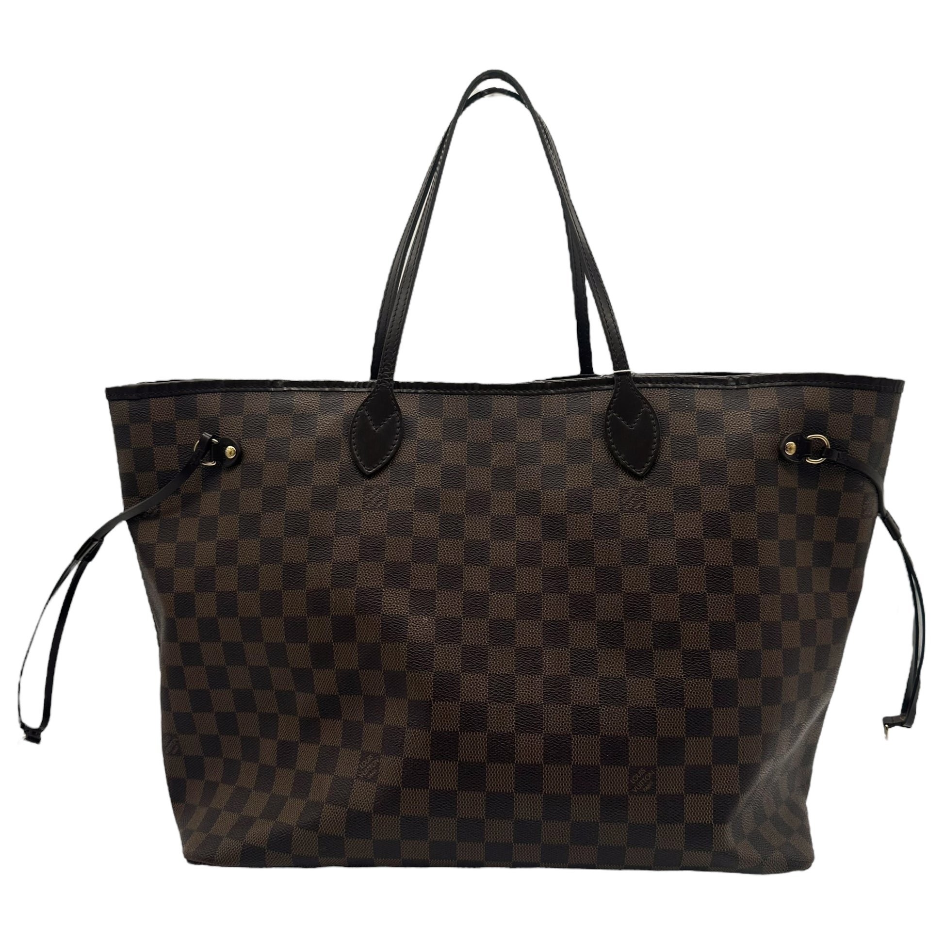 Louis Vuitton Brown Damier Large Neverfull GM Tote Bag - Outfit Repeater