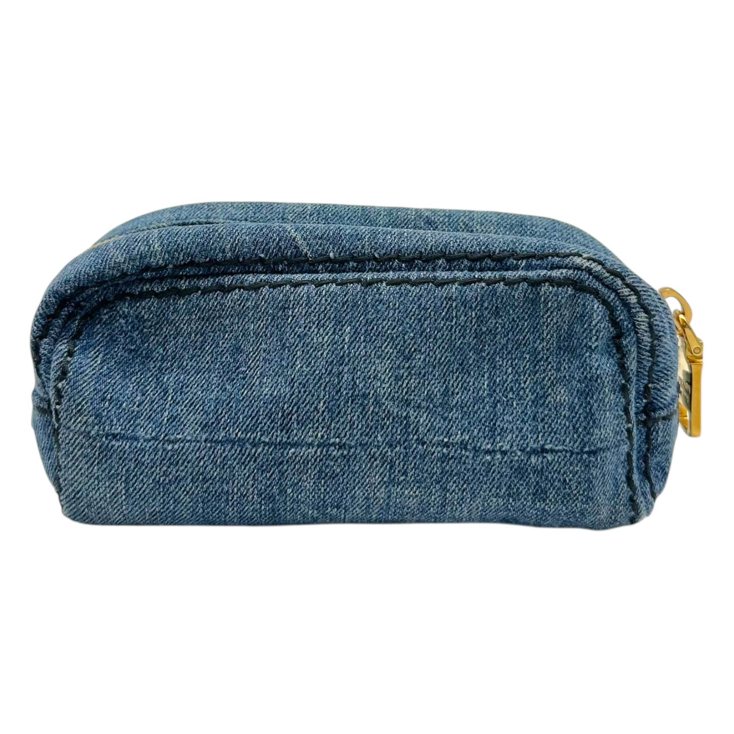 Prada Denim Mini Cosmetic Bag