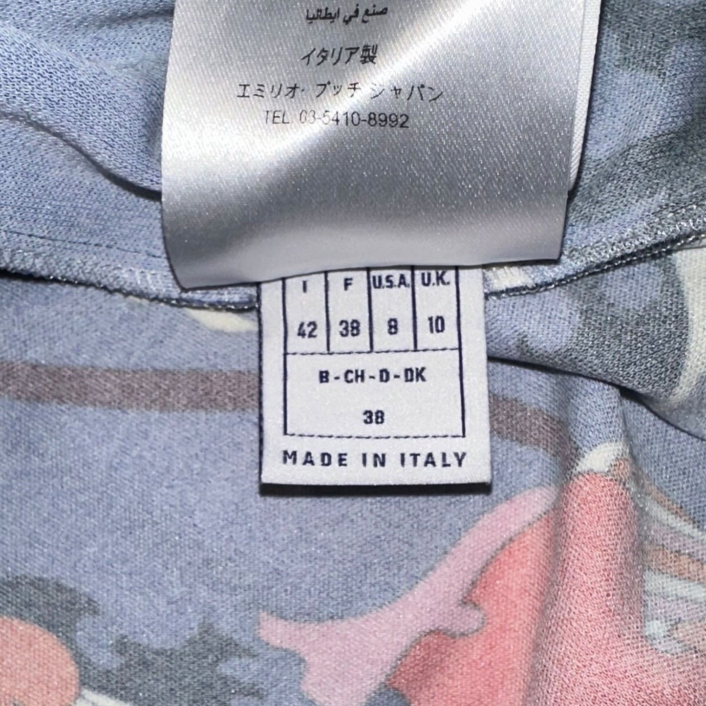 Emilio Pucci Archive Blue & Orange Floral Print Midi Wrap Skirt NEW - Outfit Repeater