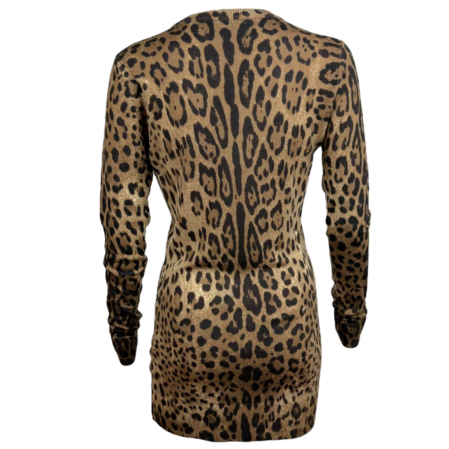 Dolce & Gabbana Leoprad Print Wool Cardigan - Outfit Repeater