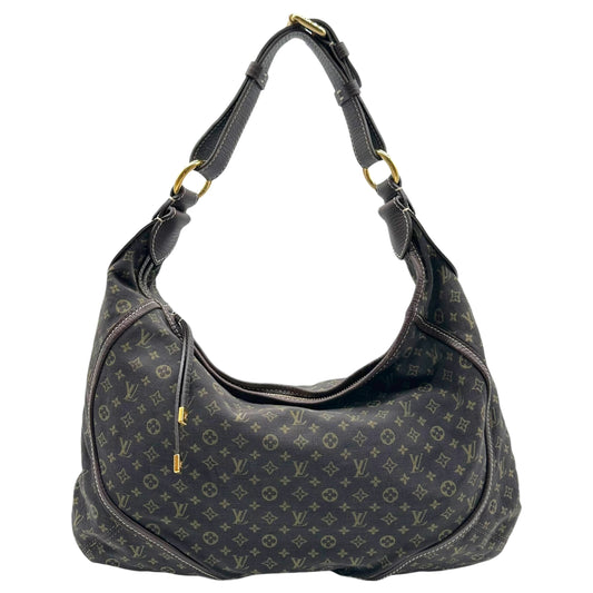 Louis Vuitton Shoulder Bag Brown Lin Monogram Manon MM