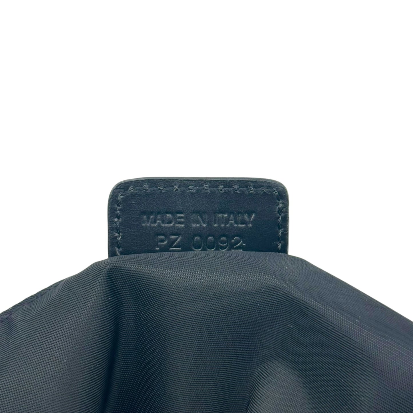 Christin Dior Black Trotter Monogram Shoulder Pochette Bag