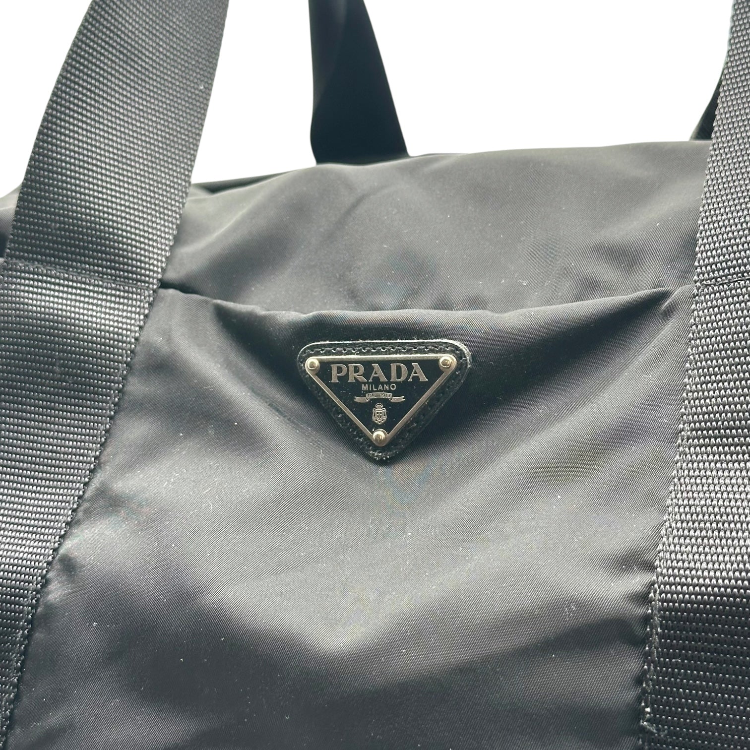 Prada Black Nylon Duffle Bag - Outfit Repeater