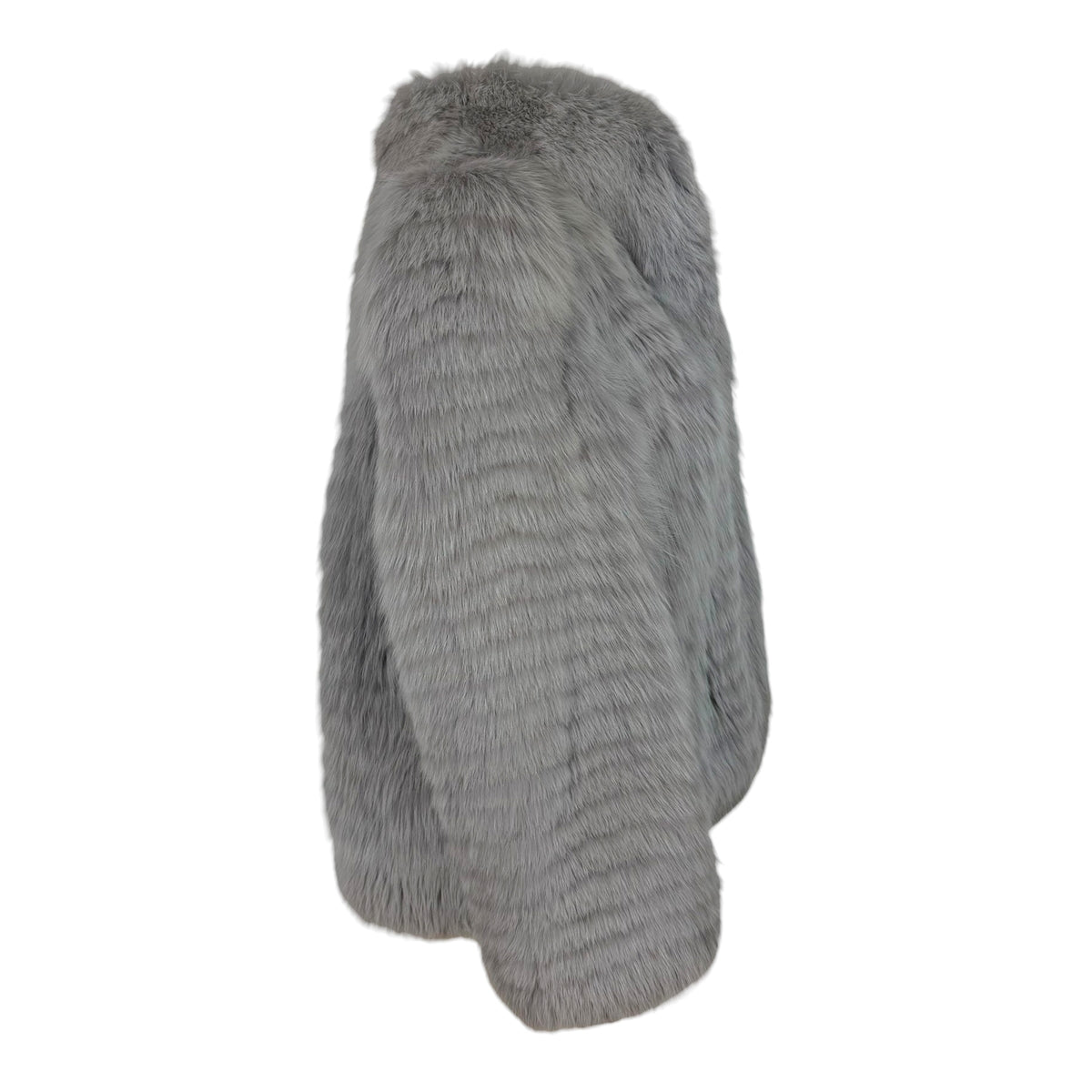Christina Bahn NYC Gray Saga Fox Fur Coat
