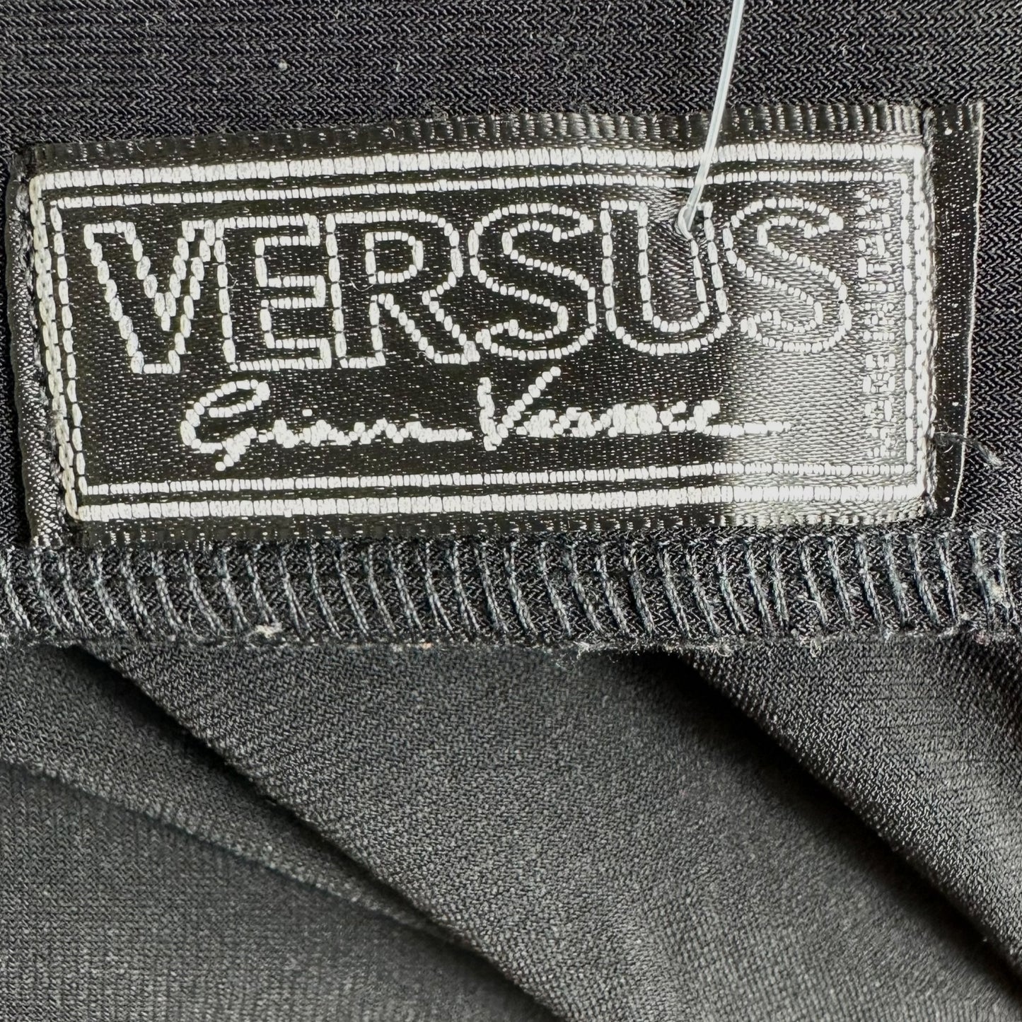 Versace Versus Black & Orange Asymmetrical Lace Mini Skirt - Outfit Repeater