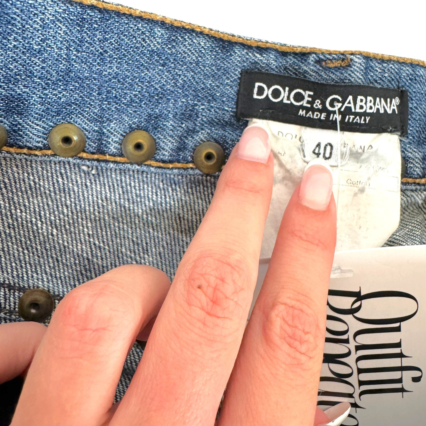Dolce & Gabbana Hawaii Studded & Embroidered Jeans