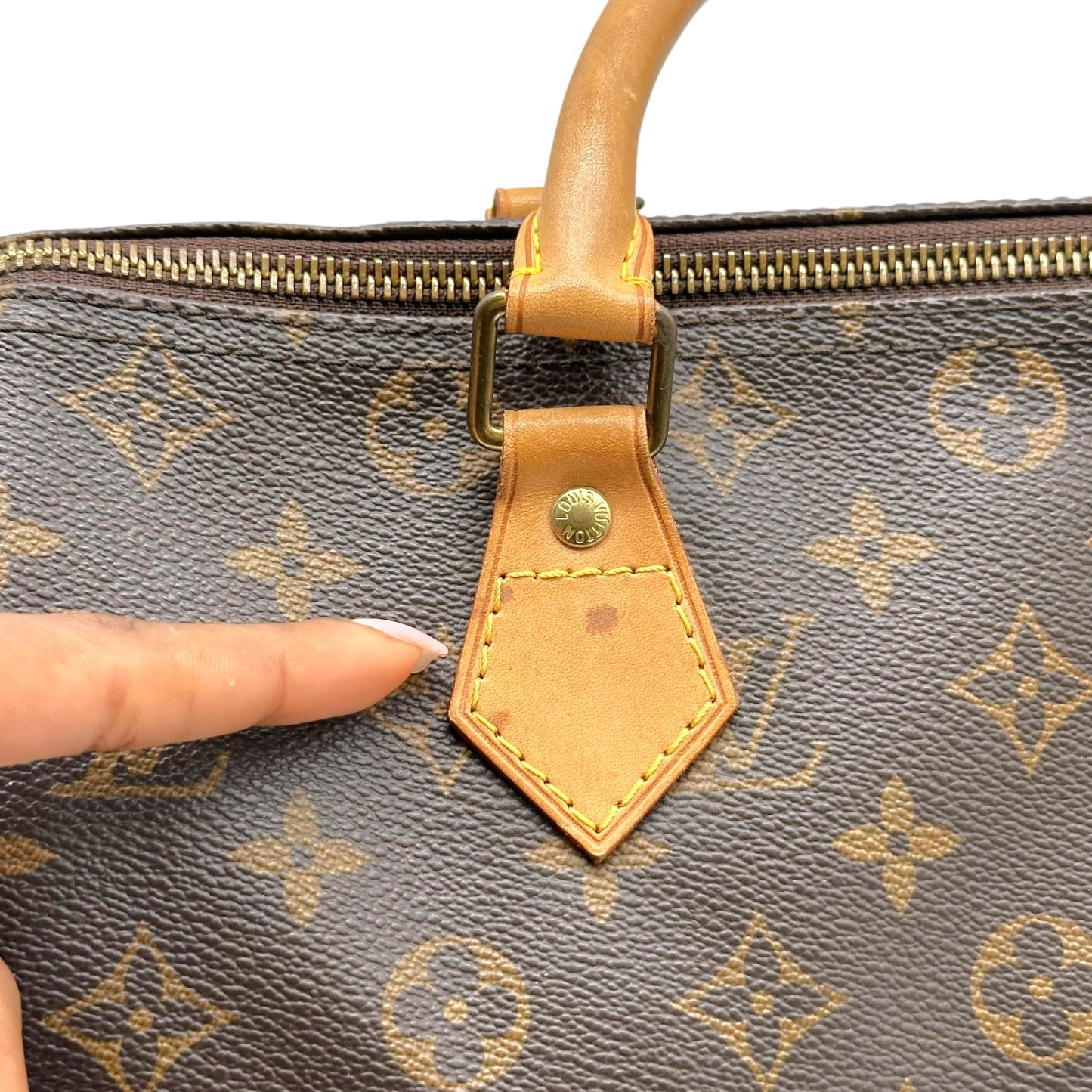 Louis Vuitton Classic Monogram Speedy 30 Handbag