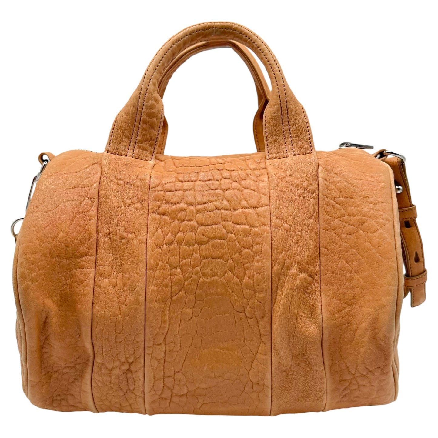 Alexander Wang Tan Silver Studded Leather Rocco 2-Way Bag