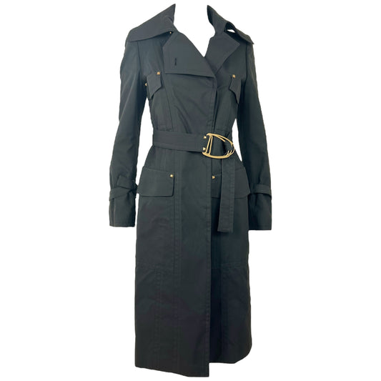 Gucci by Tom Ford 2003 Black Trench Coat