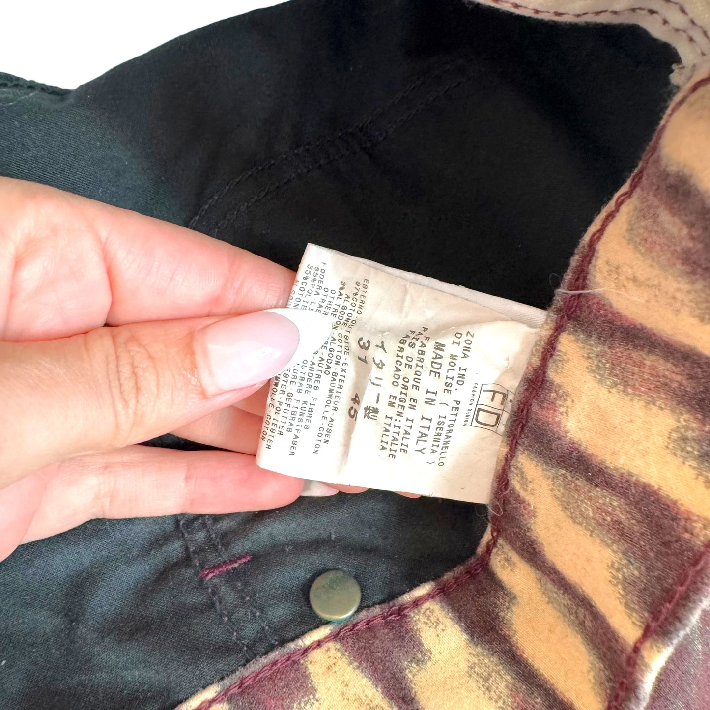 Just Cavalli Roberto Cavalli Burgundy Psychedelic Swirl Print Jeans