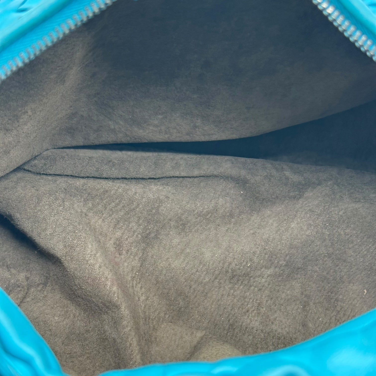 Bottega Veneta Teal Blue Intrecciato Hobo Shoulder Bag - Outfit Repeater