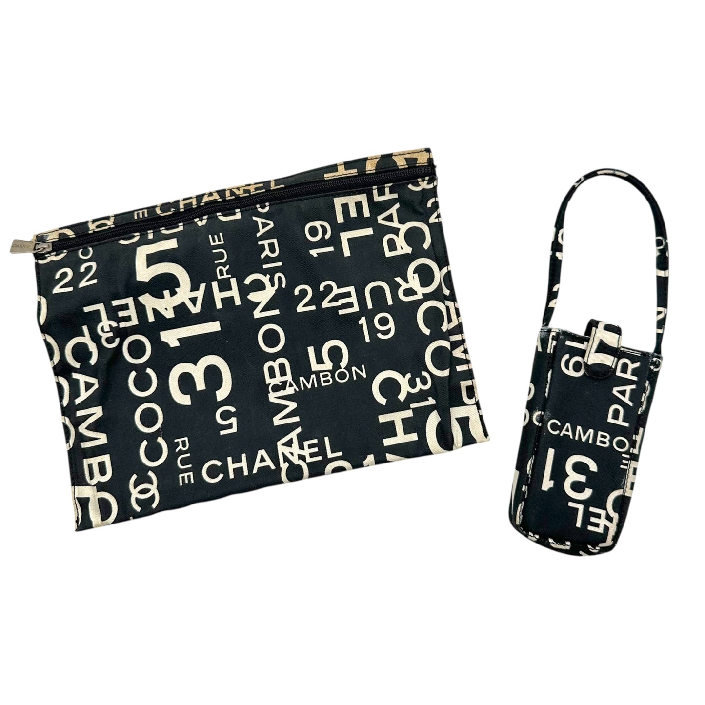 Chanel Printed Canvas Tote Bag