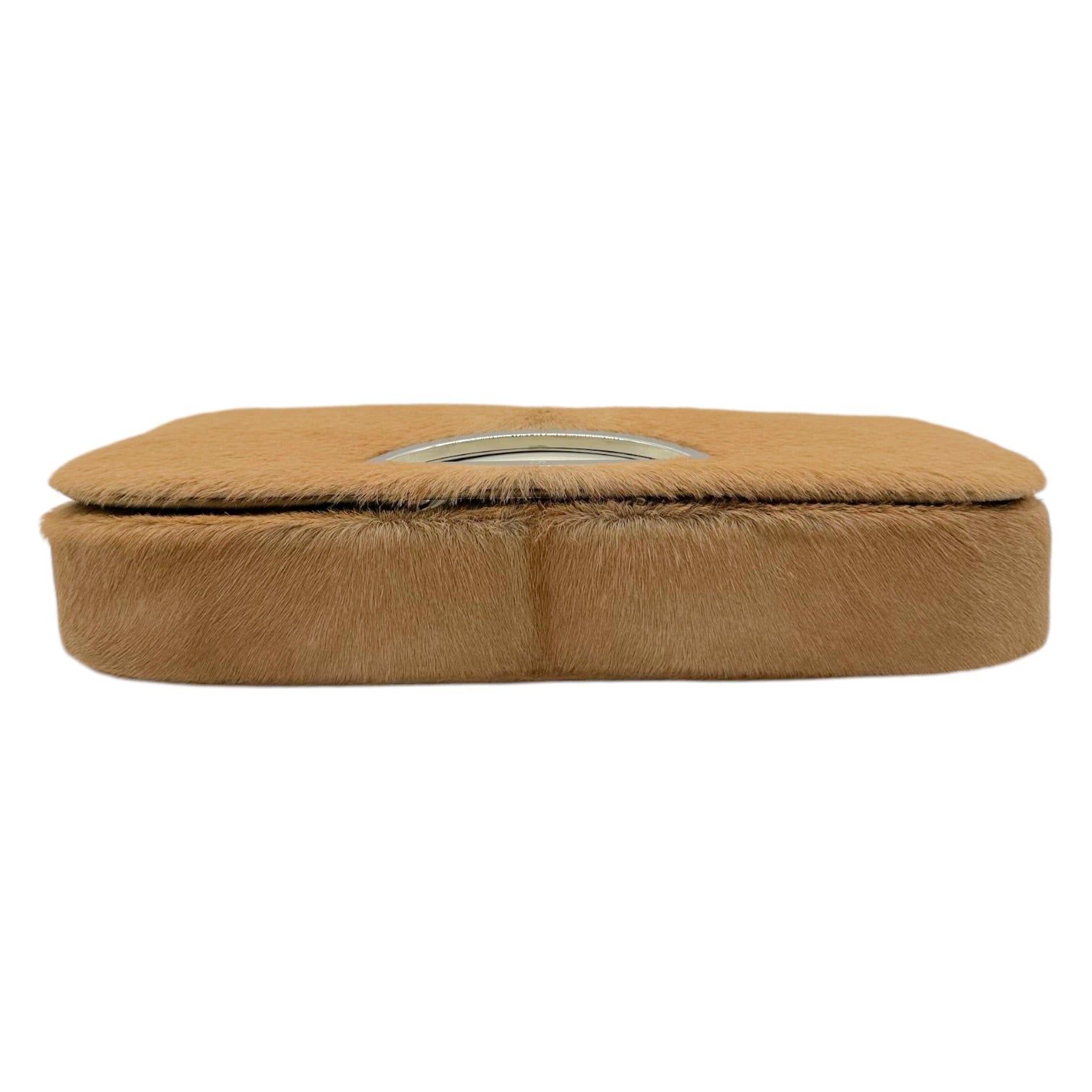Christian Dior Tan Ponyhair Ivory Leather Shoulder Bag