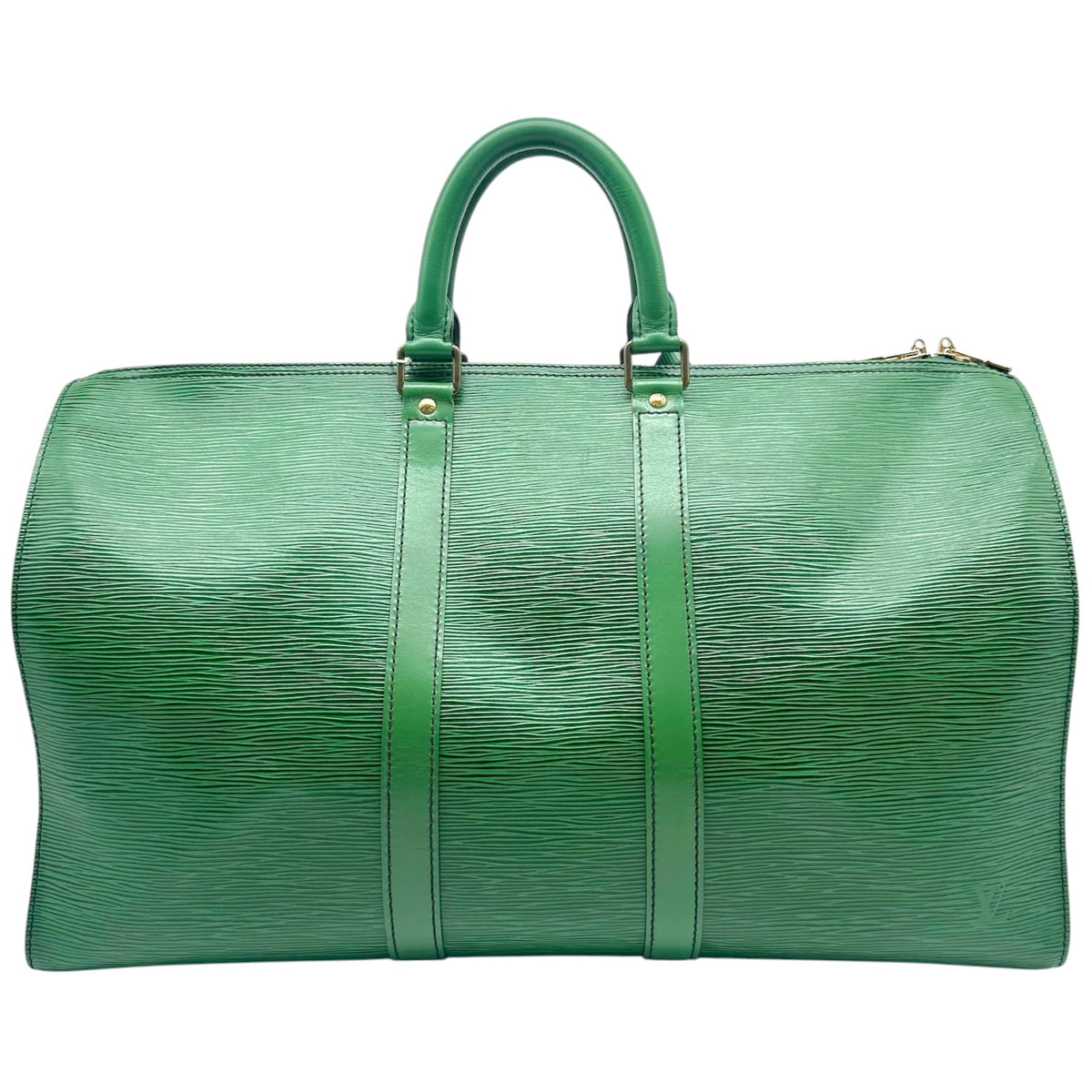Louis Vuitton Green Epi Duffle Bag