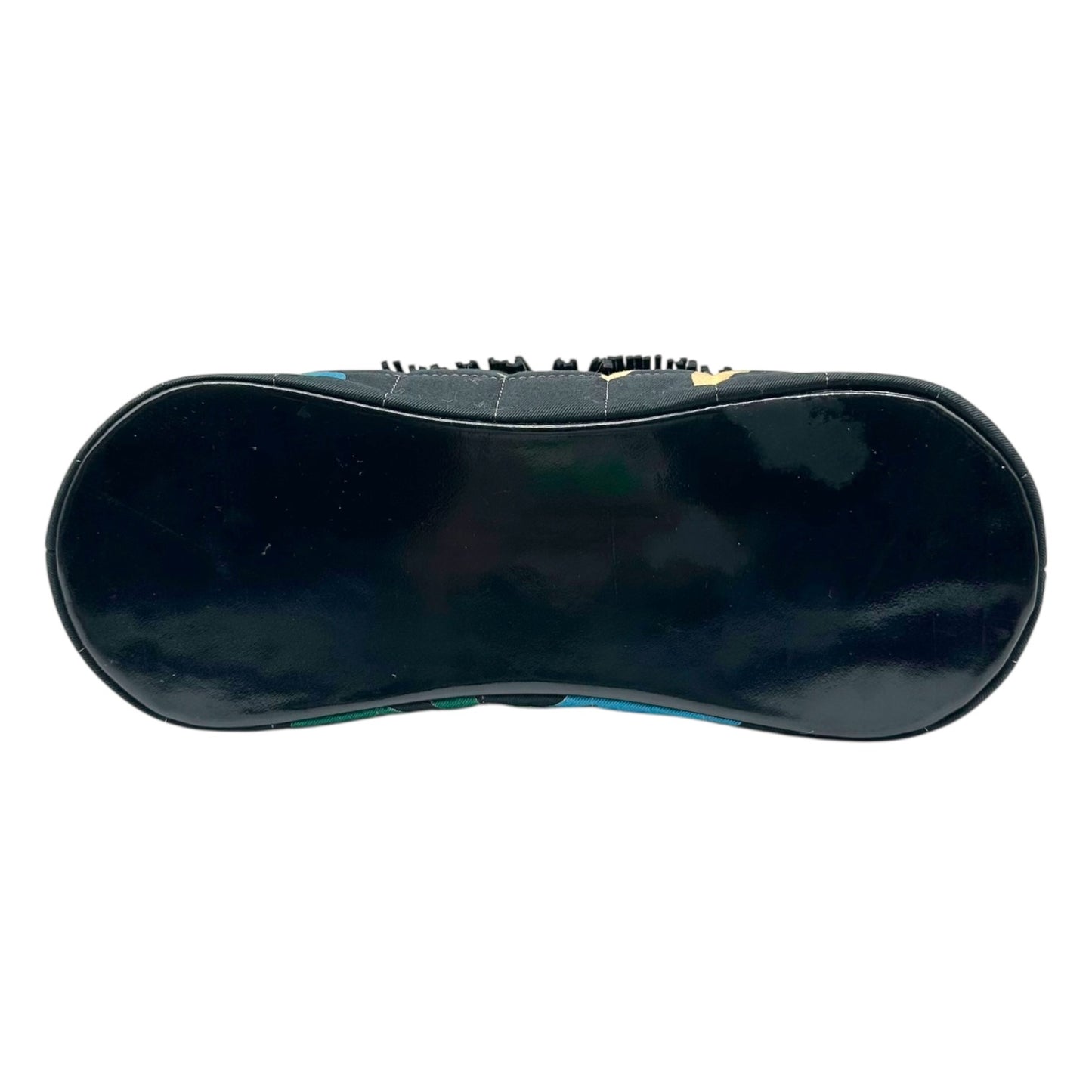 Chanel Printed Chocolate Bar Fringe East-West Handbag