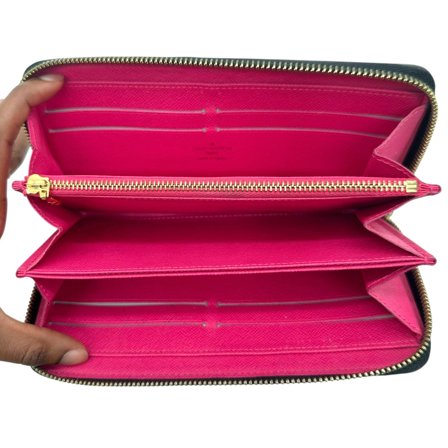 Louis Vuitton Black Murakami Multicolor Zippy Long Wallet