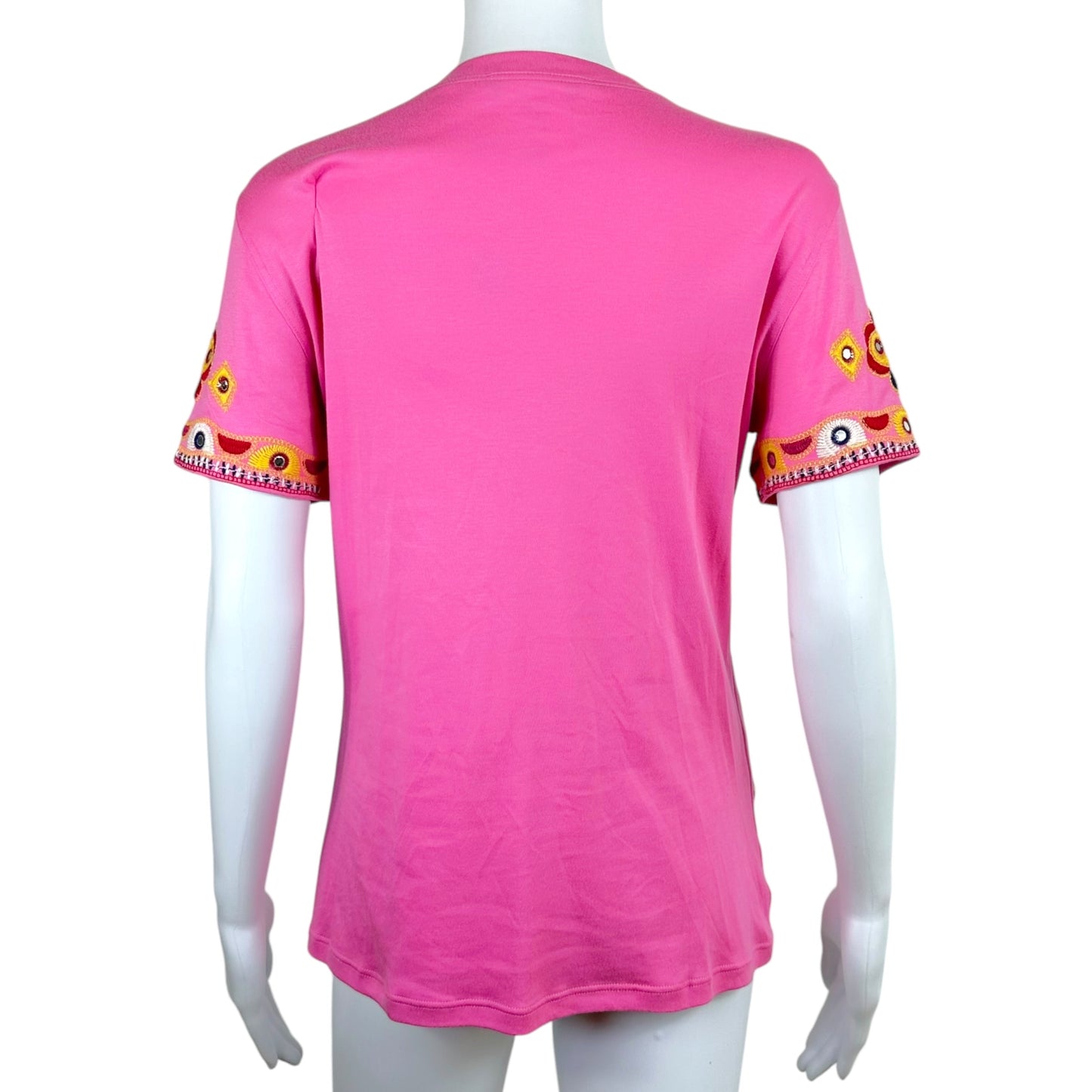 Christian Dior Pink J'Adore T-Shirt with Embroidery
