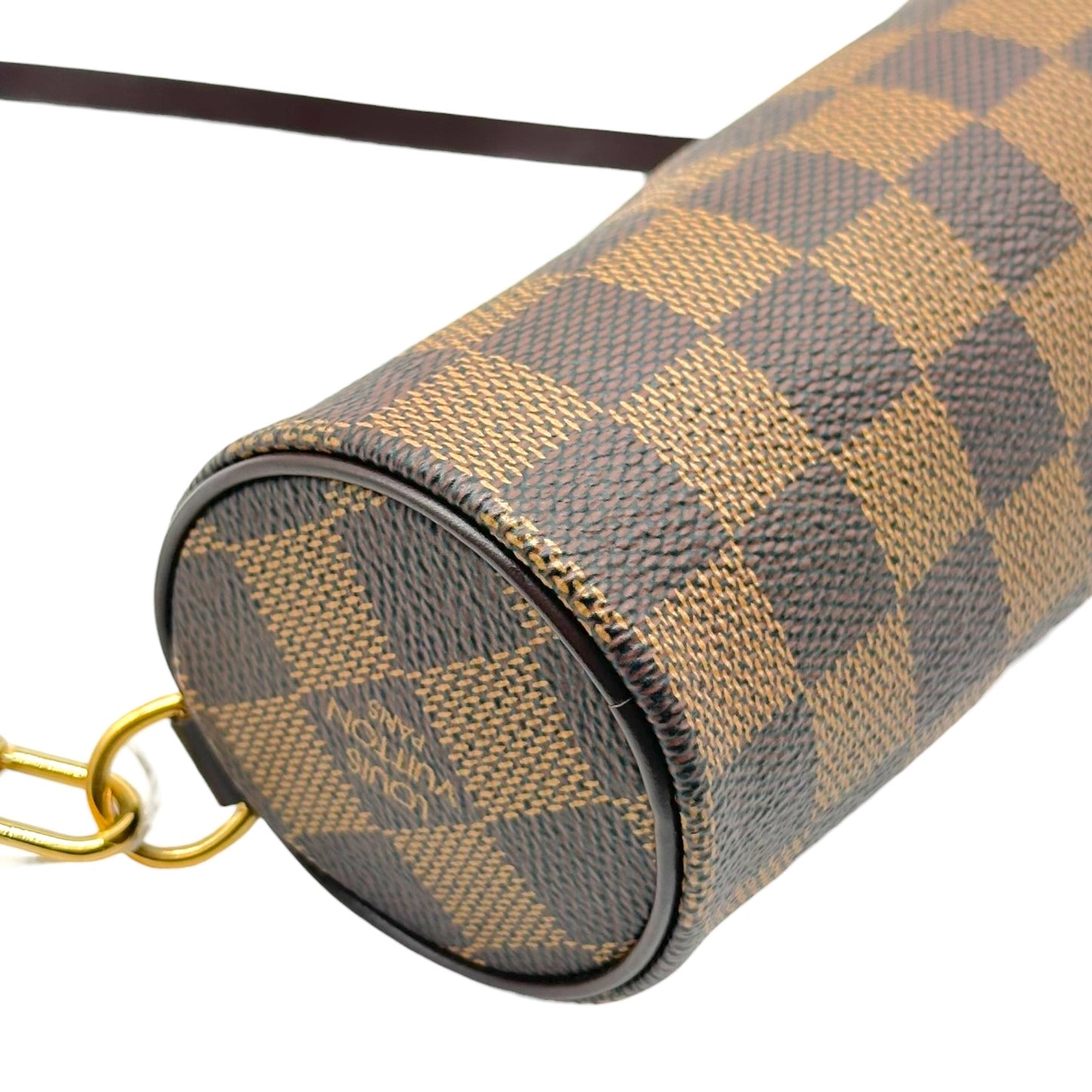 Louis Vuitton Brown Damier Ebene Micro Papillon Bag